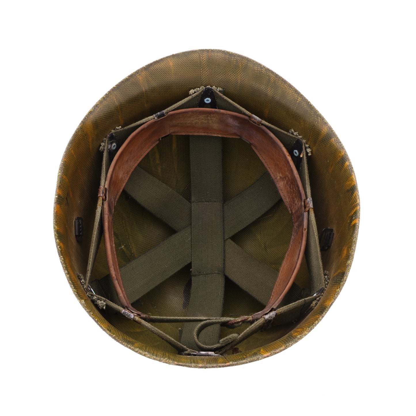 Vietnam War U.S. M-1 Helmet Liner with Headband (1973)