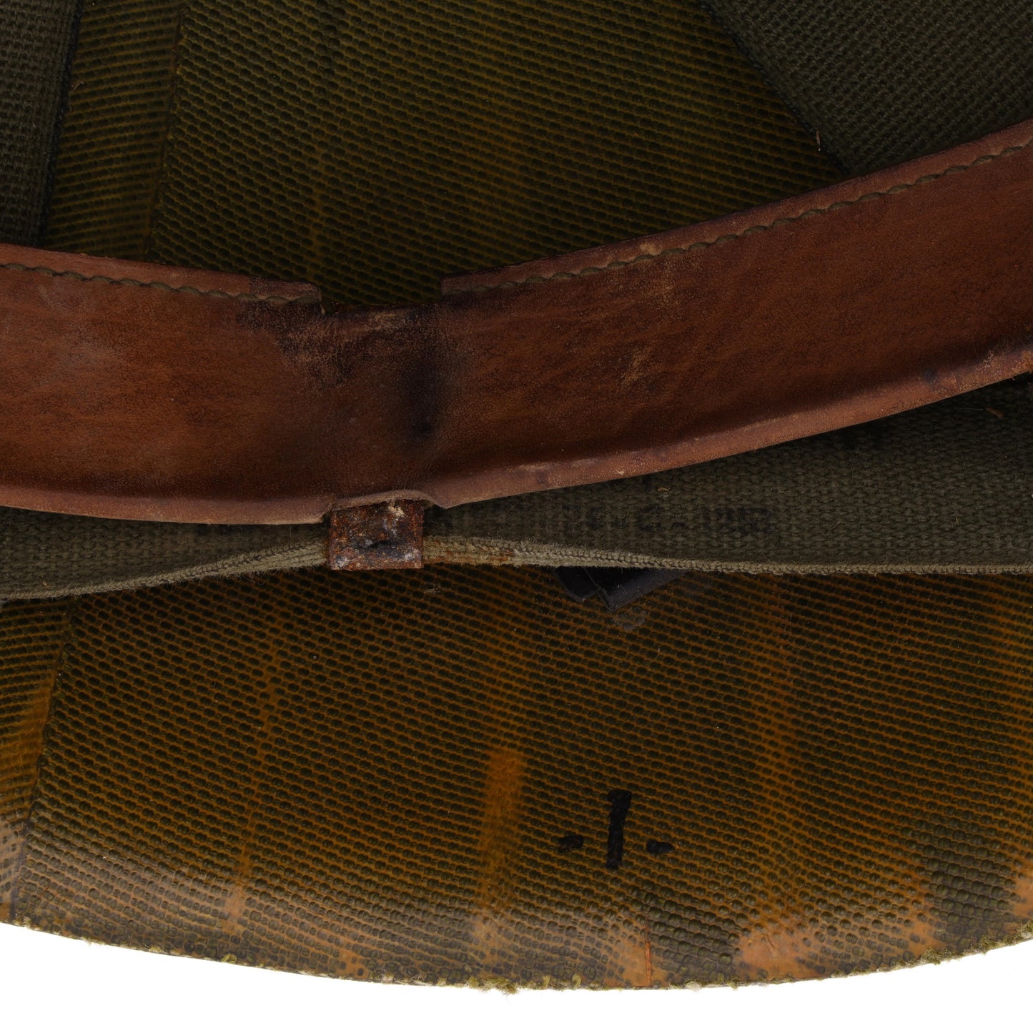 Vietnam War U.S. M-1 Helmet Liner with Headband (1973)