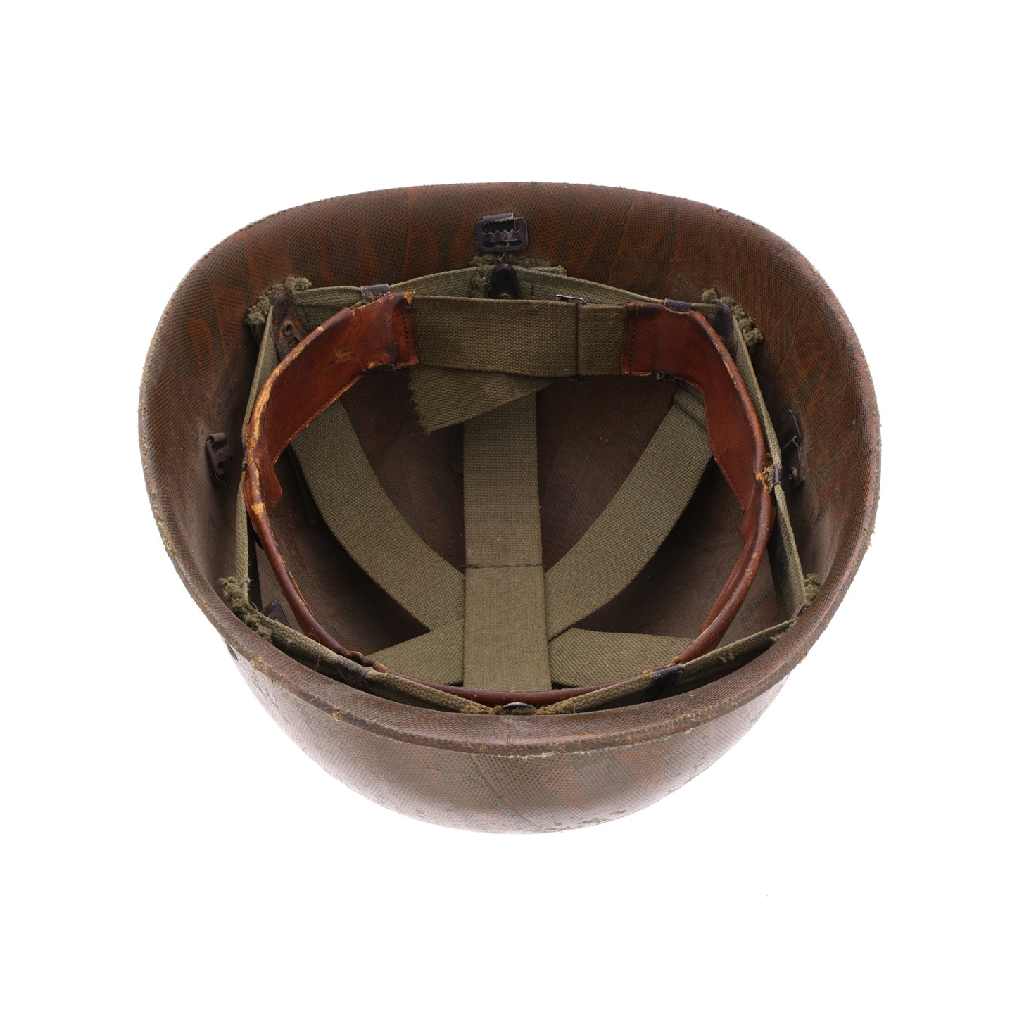 Vietnam War U.S. M-1 Helmet Liner with Pre-War "Sawtooth" Headband (1967)
