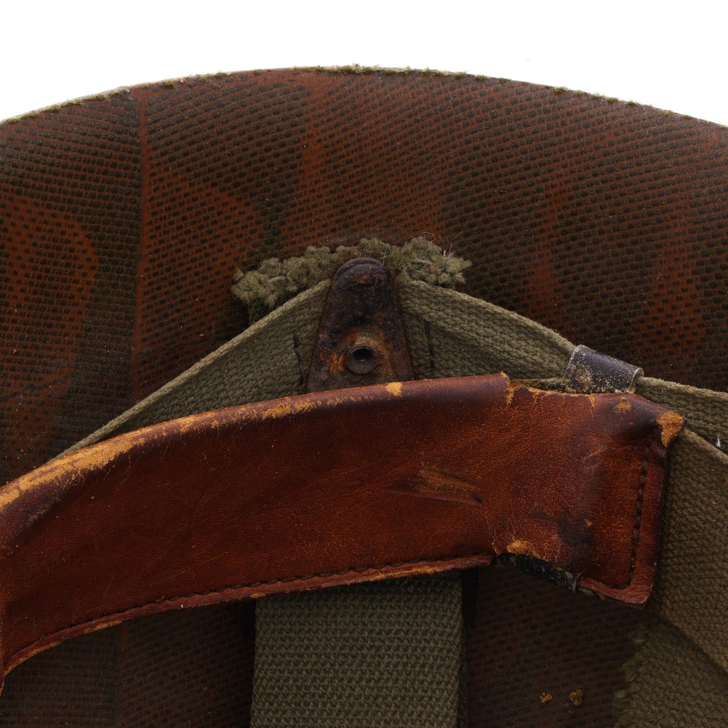 Vietnam War U.S. M-1 Helmet Liner with Pre-War "Sawtooth" Headband (1967)