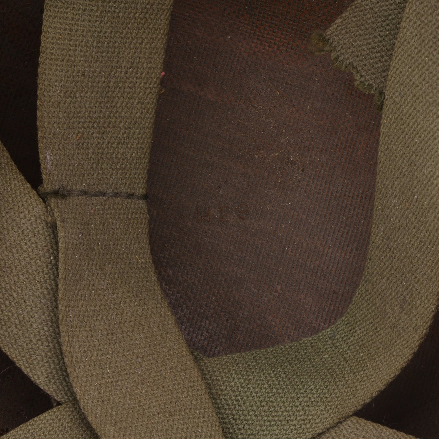 Vietnam War U.S. M-1 Helmet Liner with Pre-War "Sawtooth" Headband (1967)