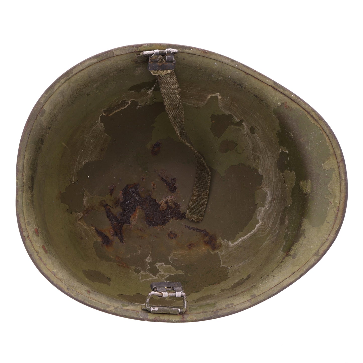 Vietnam War U.S. McCord Swivel Loop M-1 Helmet Shell (1965)
