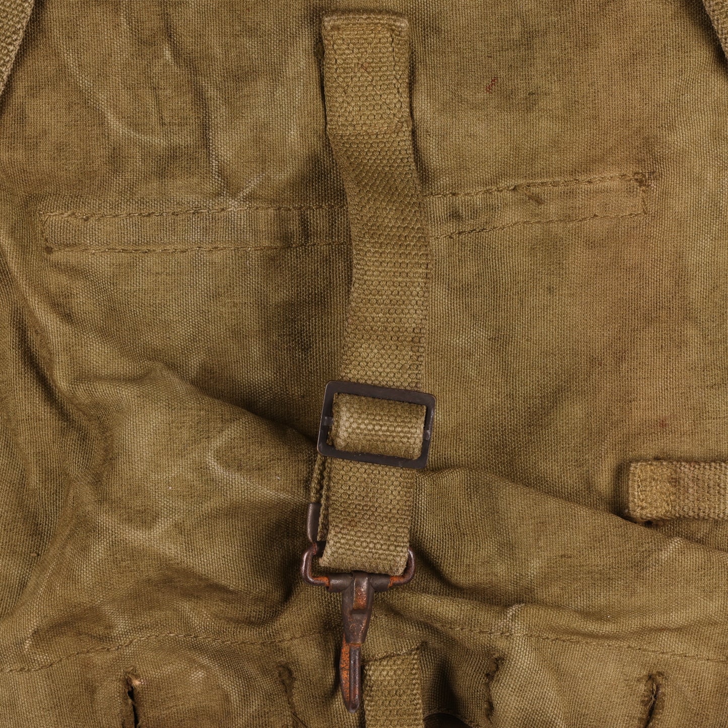 WWI-WWII U.S. M1910 Haversack by Plant Bros. & Co. Re-Dyed (1918)