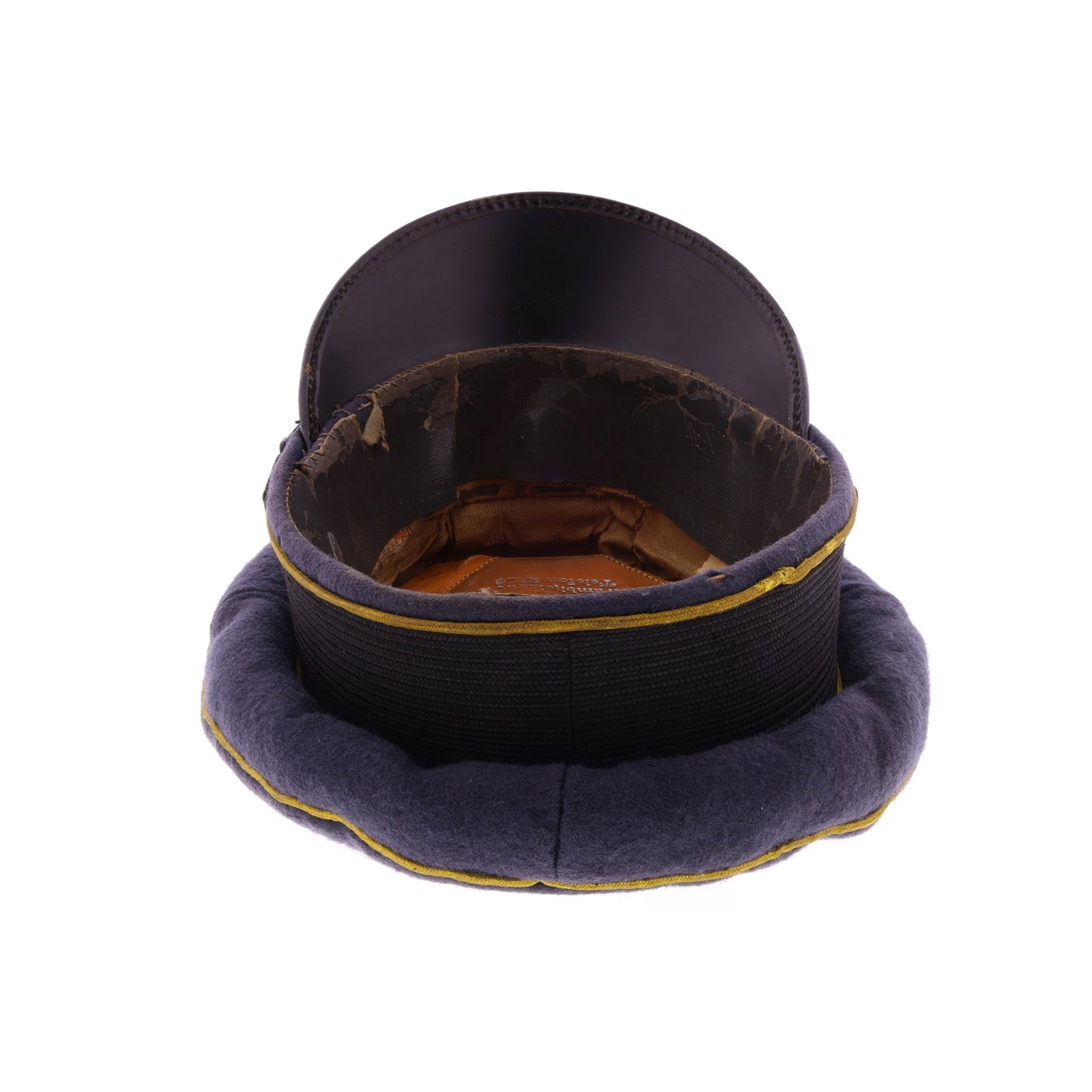 WWII German Luftwaffe Enlisted Man's Crusher Cap by Heinrich Menge (Size 6 5/8)