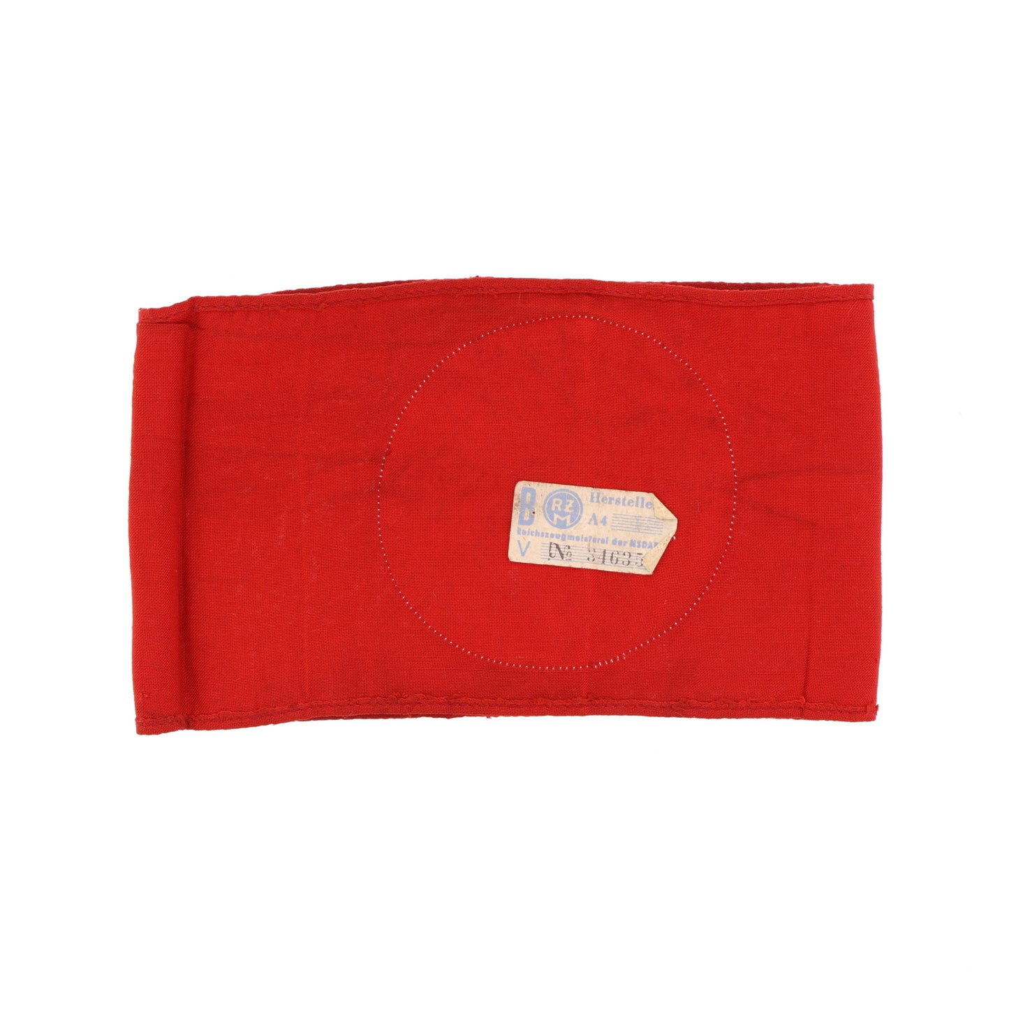 WWII German NSDAP Three-Piece Armband with RZM Tag
