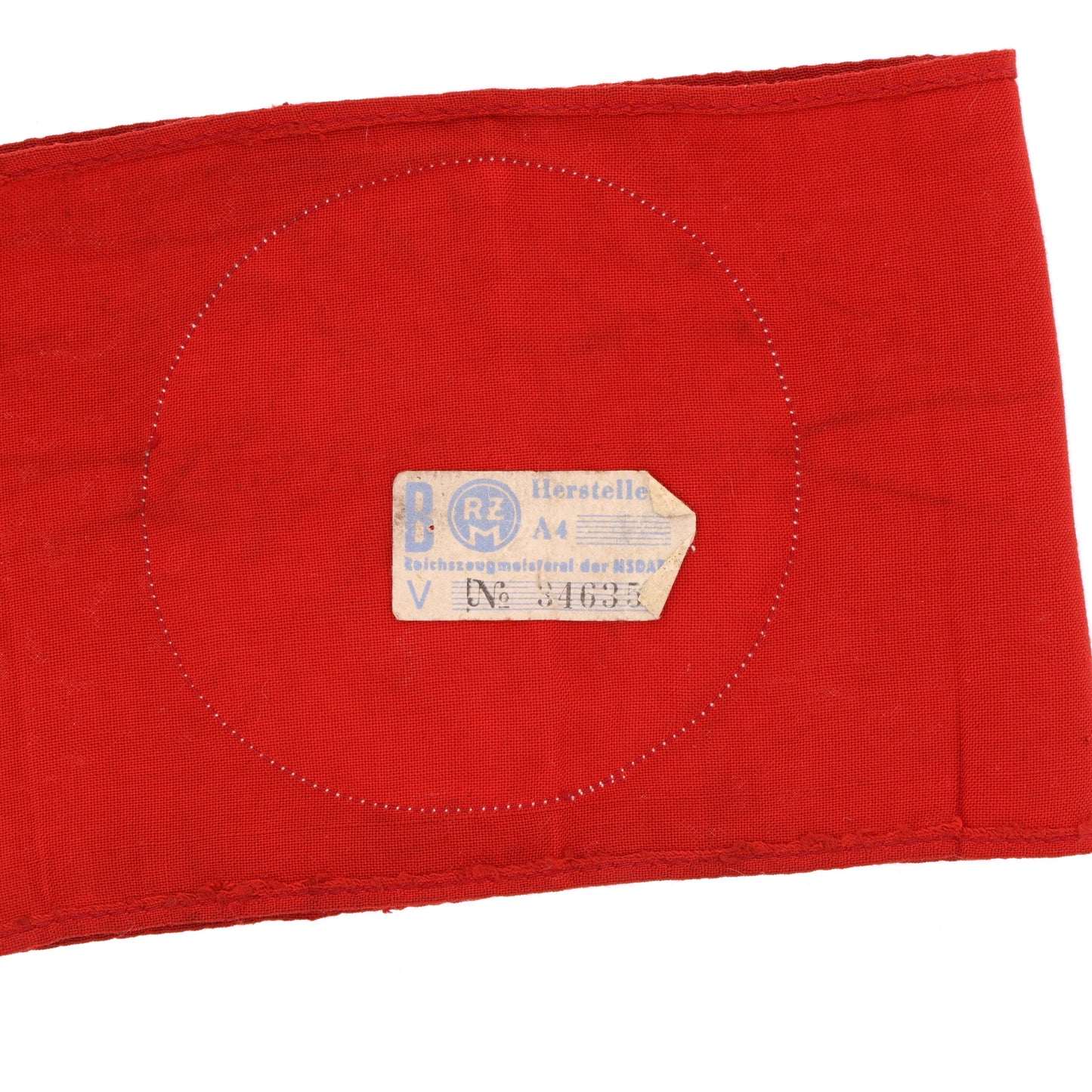 WWII German NSDAP Three-Piece Armband with RZM Tag