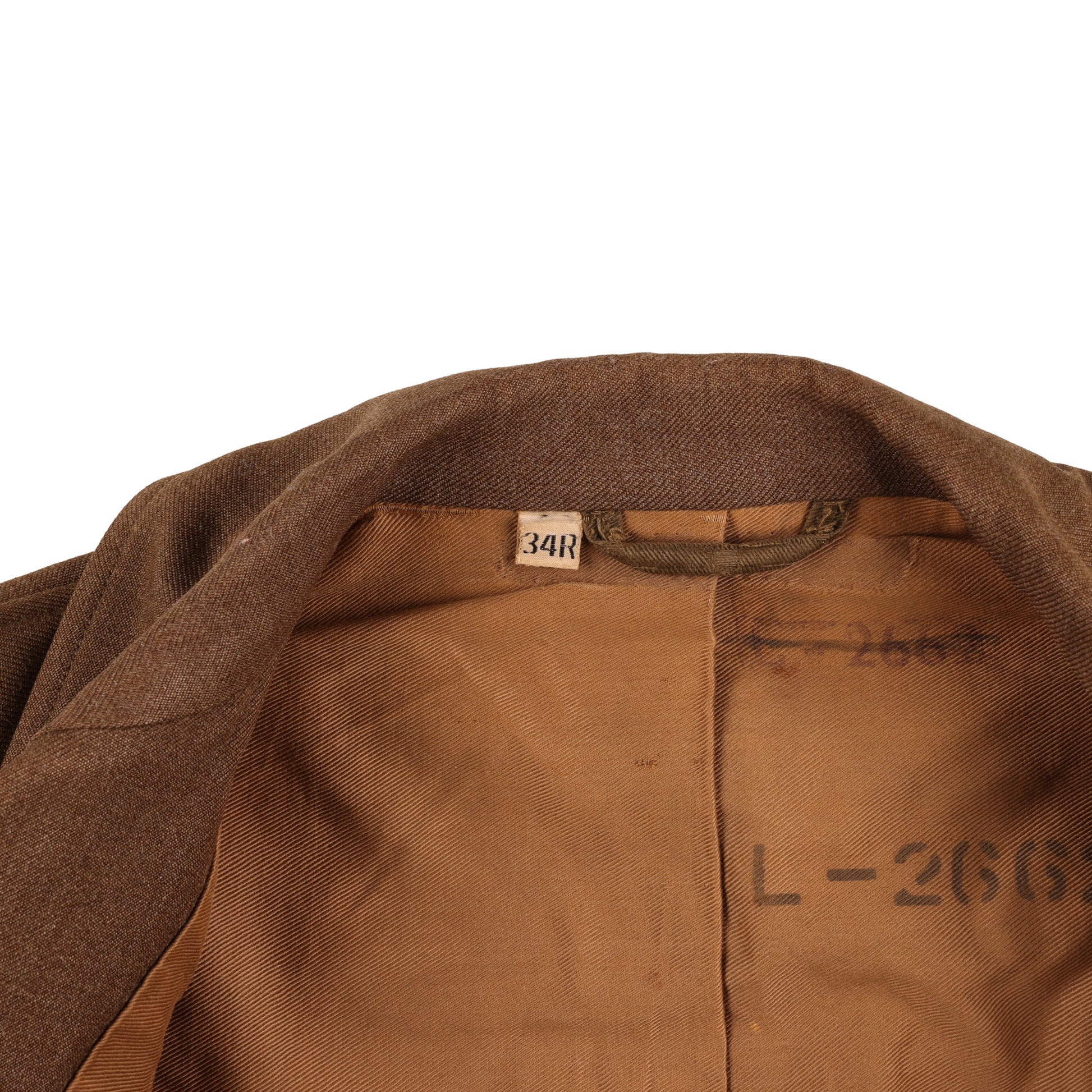 WWII U.S. Army Ike Jacket by Phila. Quartermaster Depot Identified to Sgt. Ray R. Leach (Size 34R)