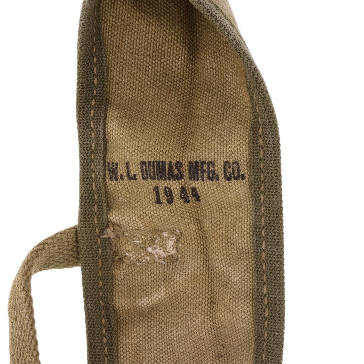 WWII U.S. Army M1910 Pickaxe by Diamond Calk with Cover by W.L. Dumas Mfg. Co. (1944)