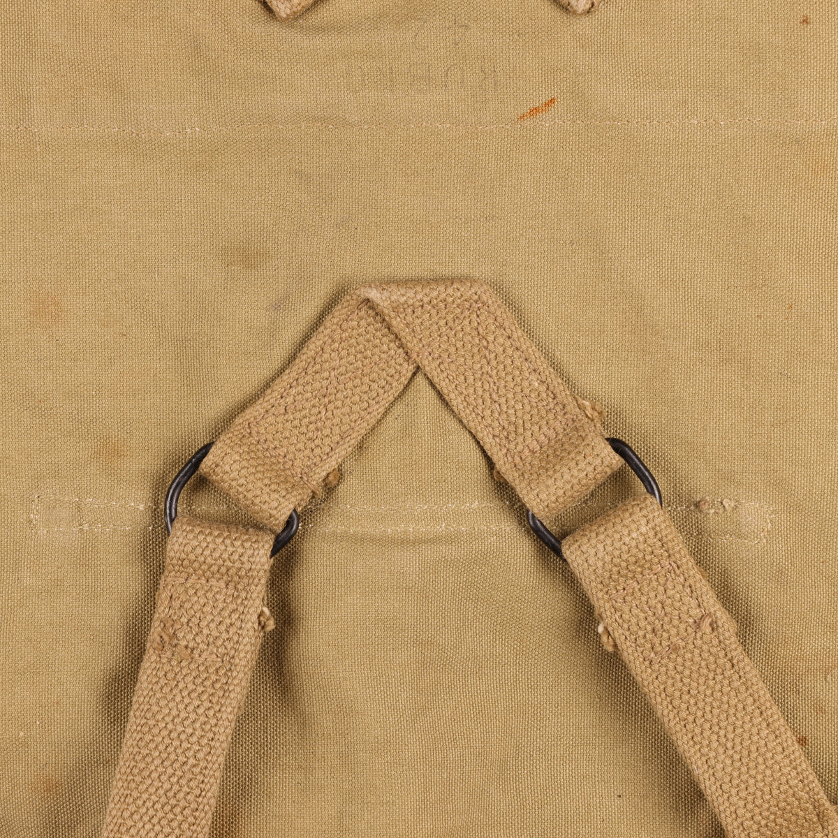 WWII U.S. Army M1928 Haversack by Rubro Marked with Names (1942)