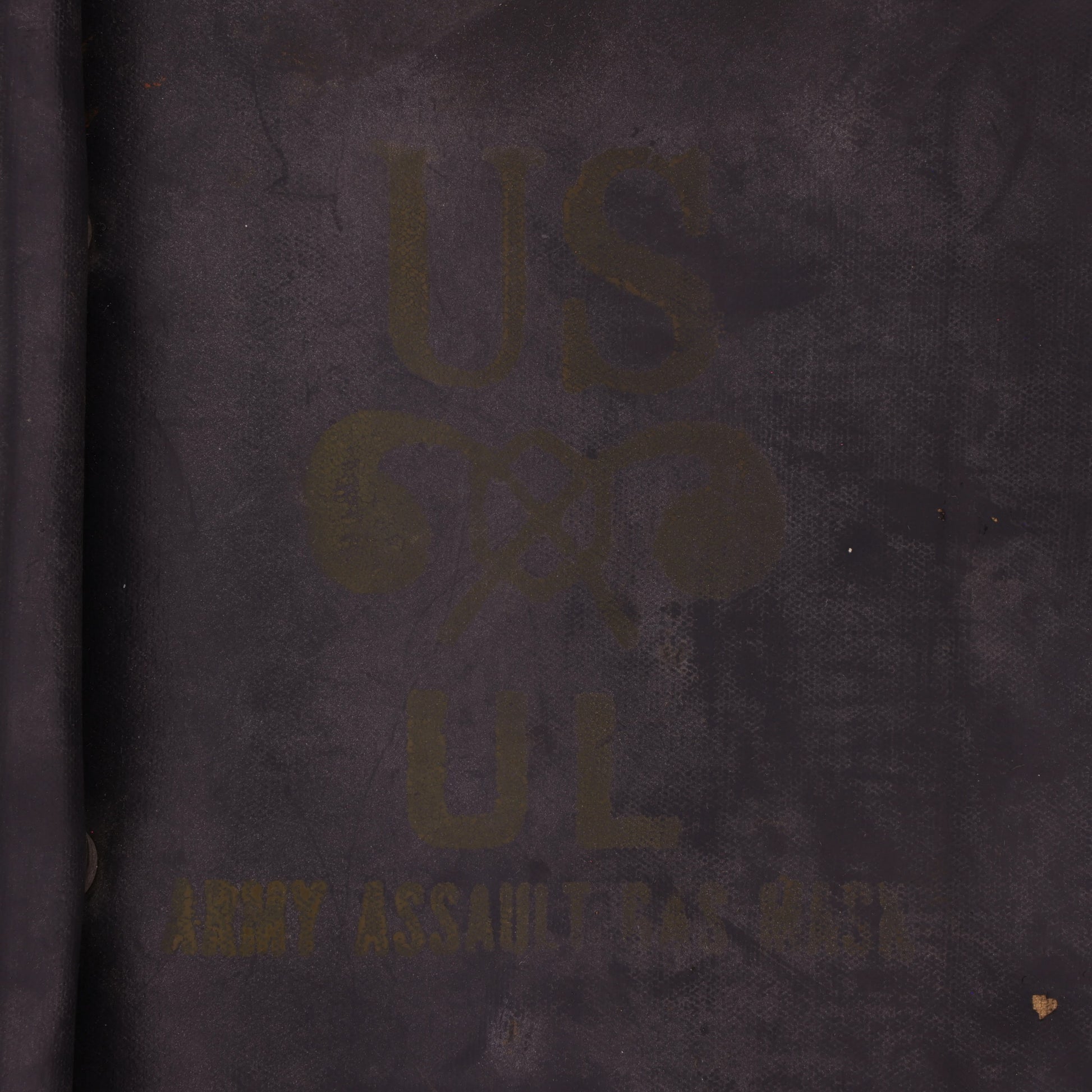 WWII U.S. Army M7 Rubberized Gas Mask Bag Used by D-Day Forces