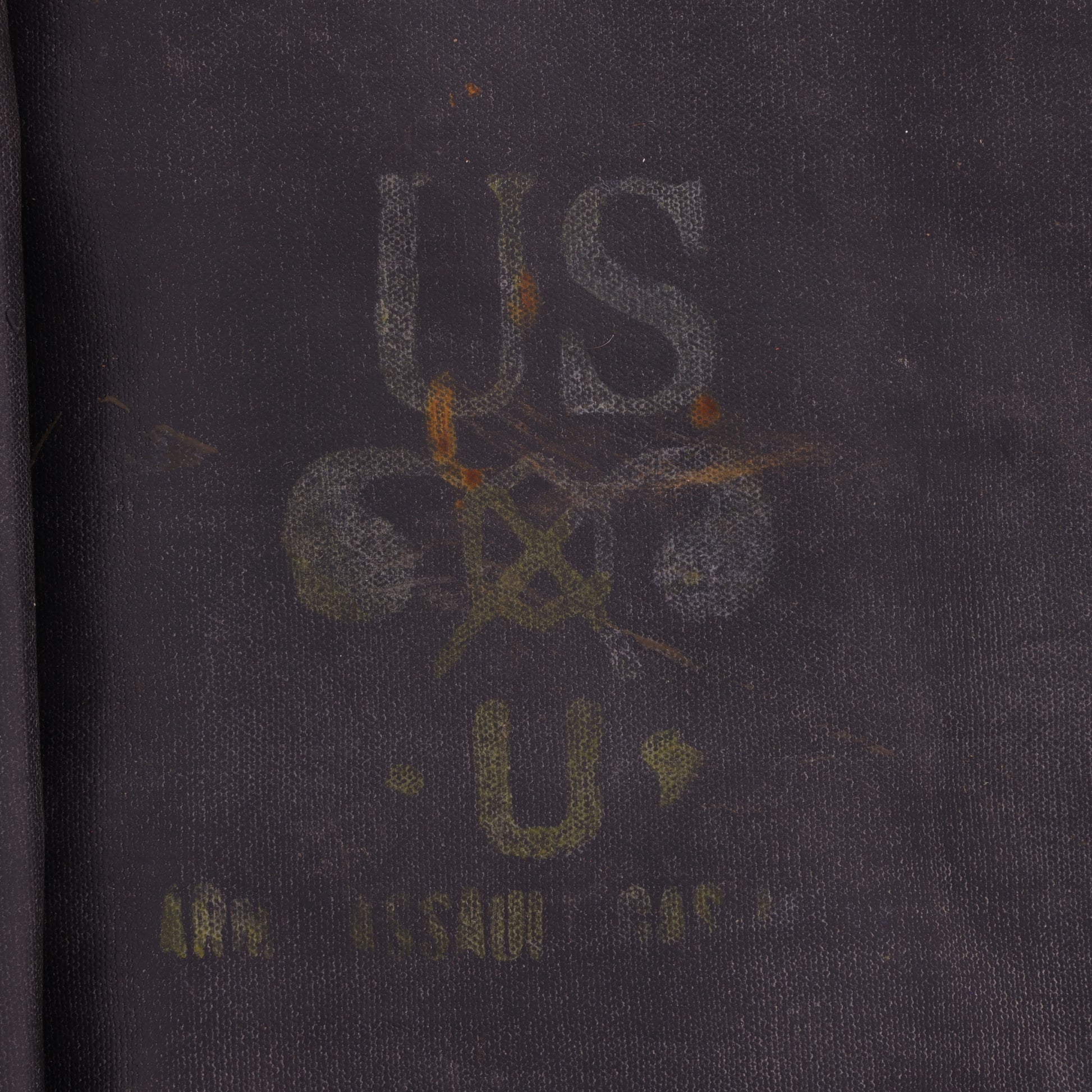 WWII U.S. Army M7 Rubberized Gas Mask Bag Used by D-Day Forces