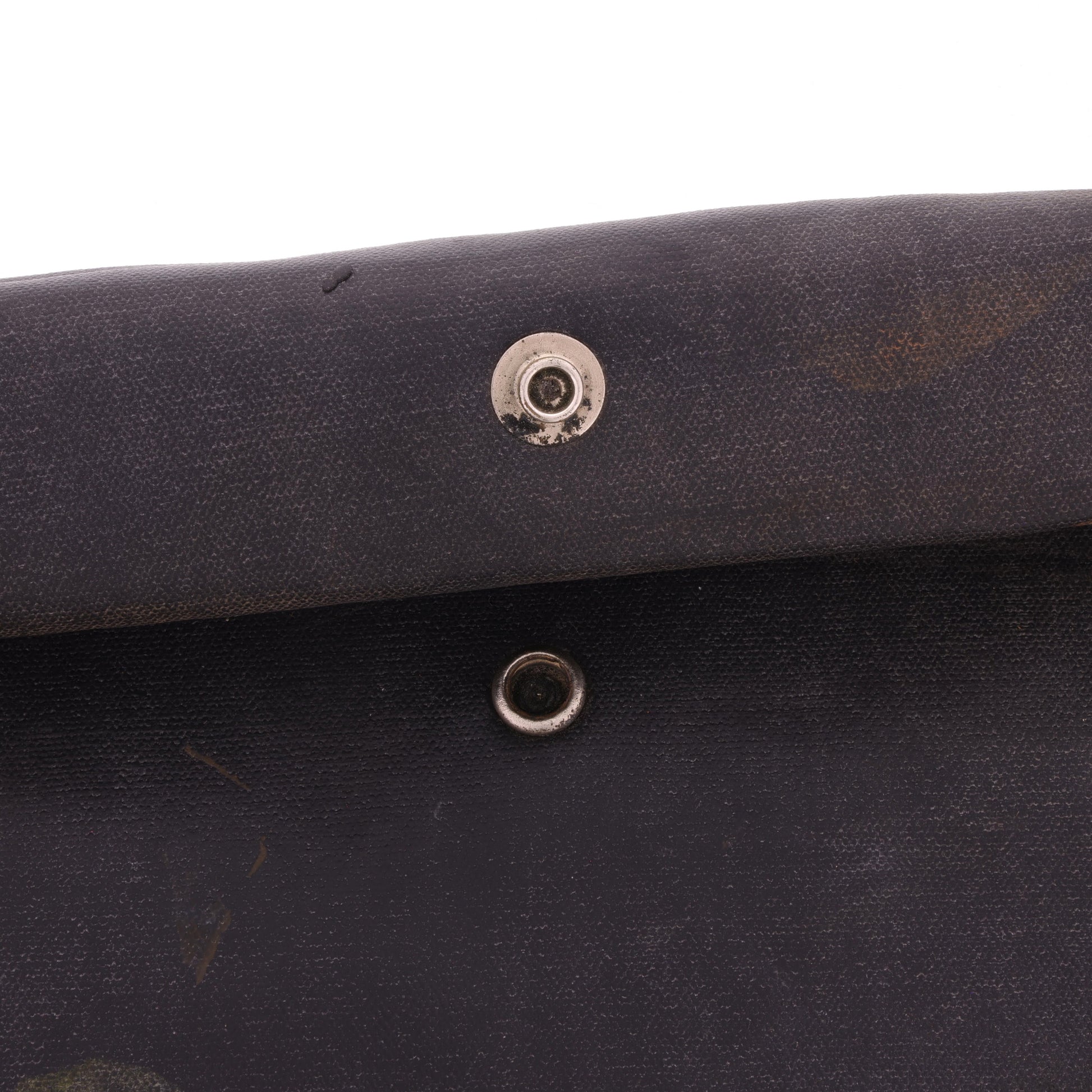 WWII U.S. Army M7 Rubberized Gas Mask Bag Used by D-Day Forces