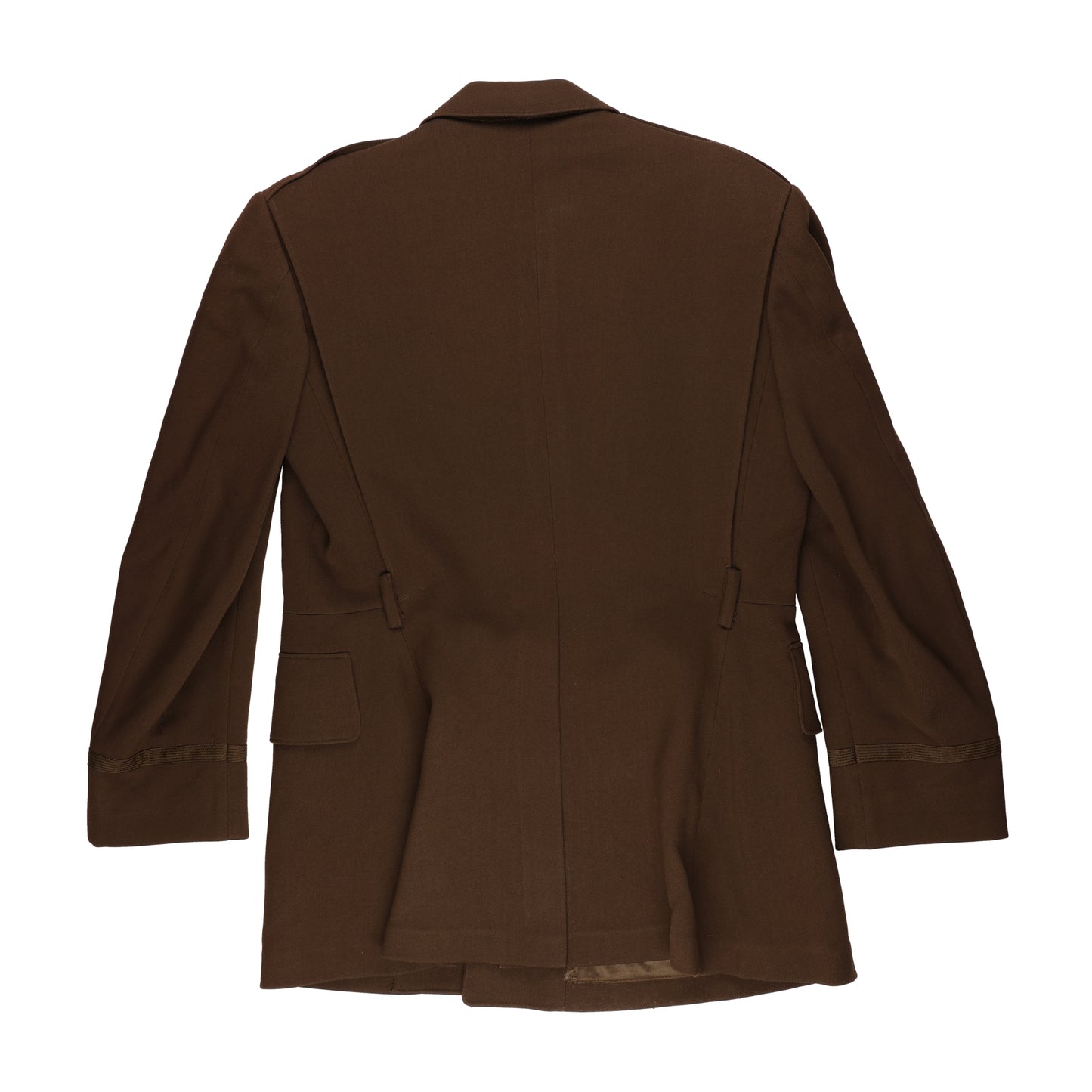WWII U.S. Army Officer's Chocolate Wool Service Jacket by Phila. Q.M. Depot Named to "Wexler" Size 38R (1944)