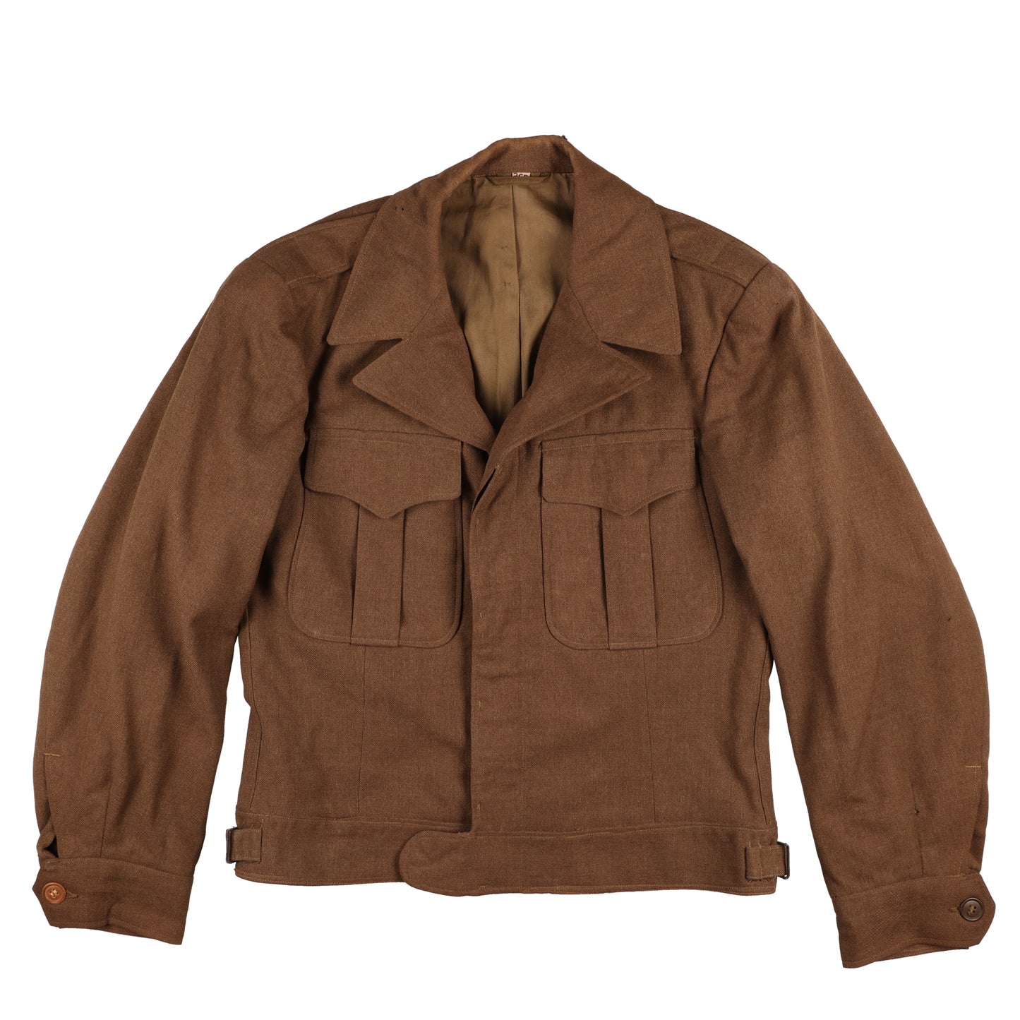 WWII U.S. Army Officer's Ike Jacket by Kravitz Clothing Co. Identified to Capt. Frank B. Edwards Size 36R (1944)