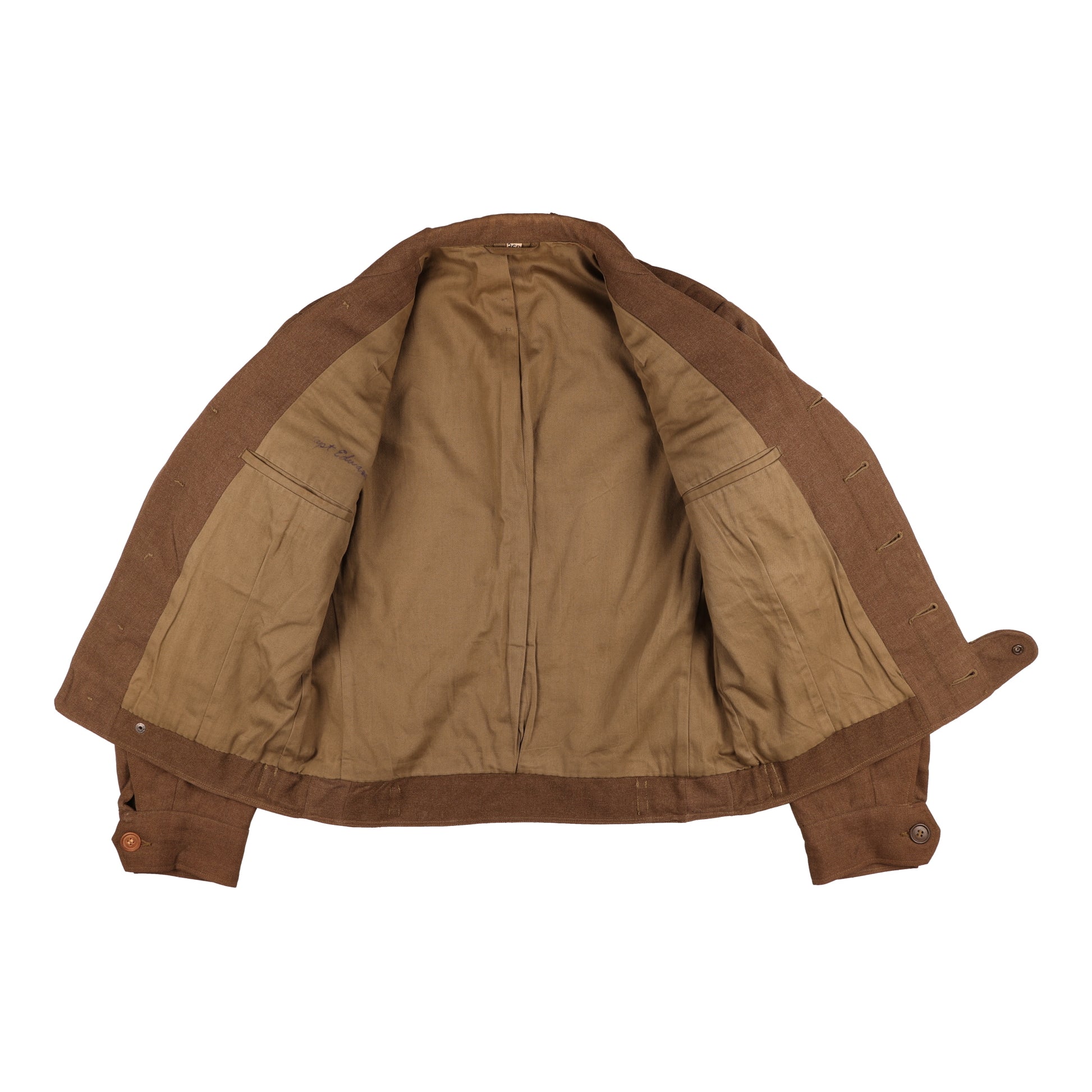 WWII U.S. Army Officer's Ike Jacket by Kravitz Clothing Co. Identified to Capt. Frank B. Edwards Size 36R (1944)