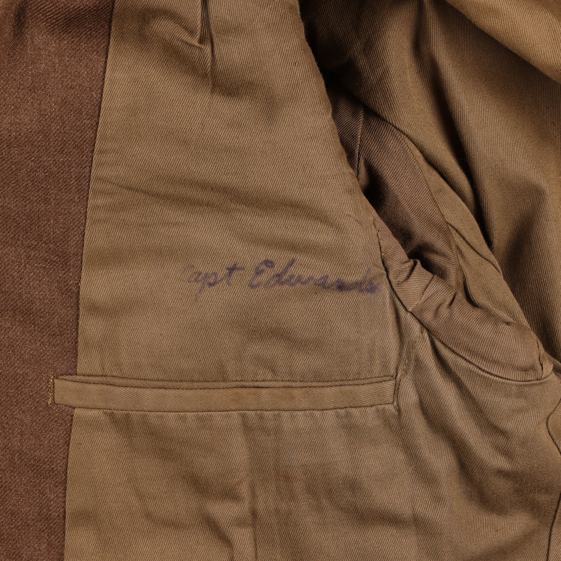 WWII U.S. Army Officer's Ike Jacket by Kravitz Clothing Co. Identified to Capt. Frank B. Edwards Size 36R (1944)