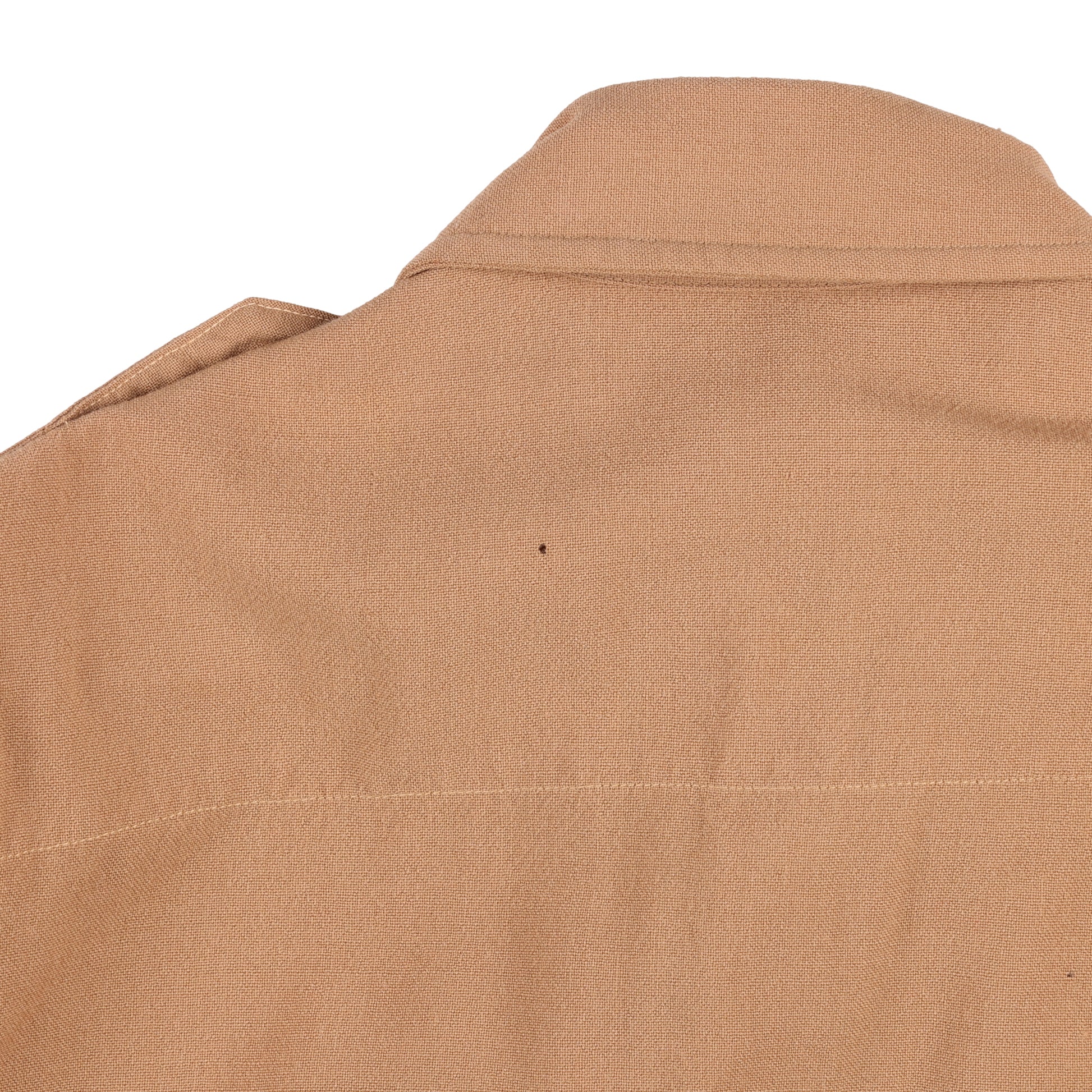 WWII U.S. Army Officer's Khaki Wool Service Shirt by Coronet Military Uniforms (Size 14 1/2 x 33)