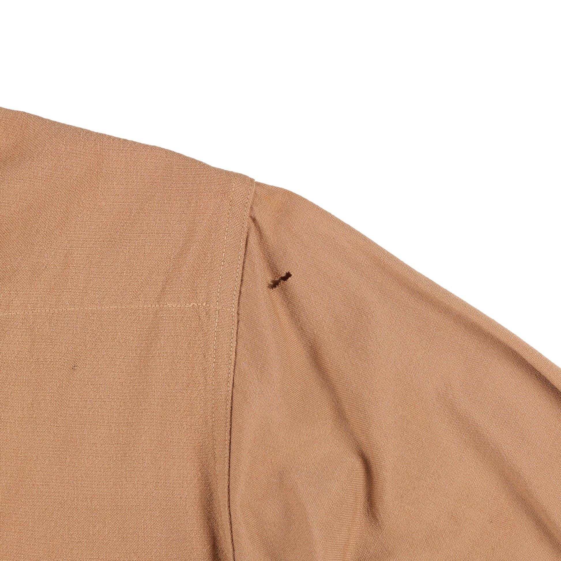 WWII U.S. Army Officer's Khaki Wool Service Shirt by Coronet Military Uniforms (Size 14 1/2 x 33)