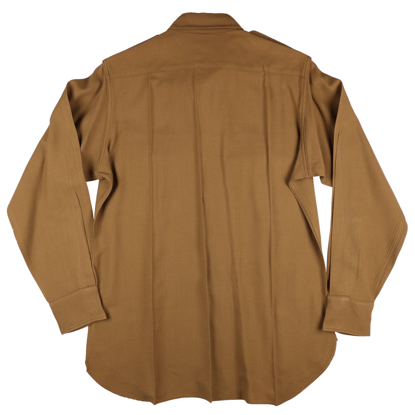 WWII U.S. Army Officer's M37 Wool Service Shirt Marked with Laundry Number