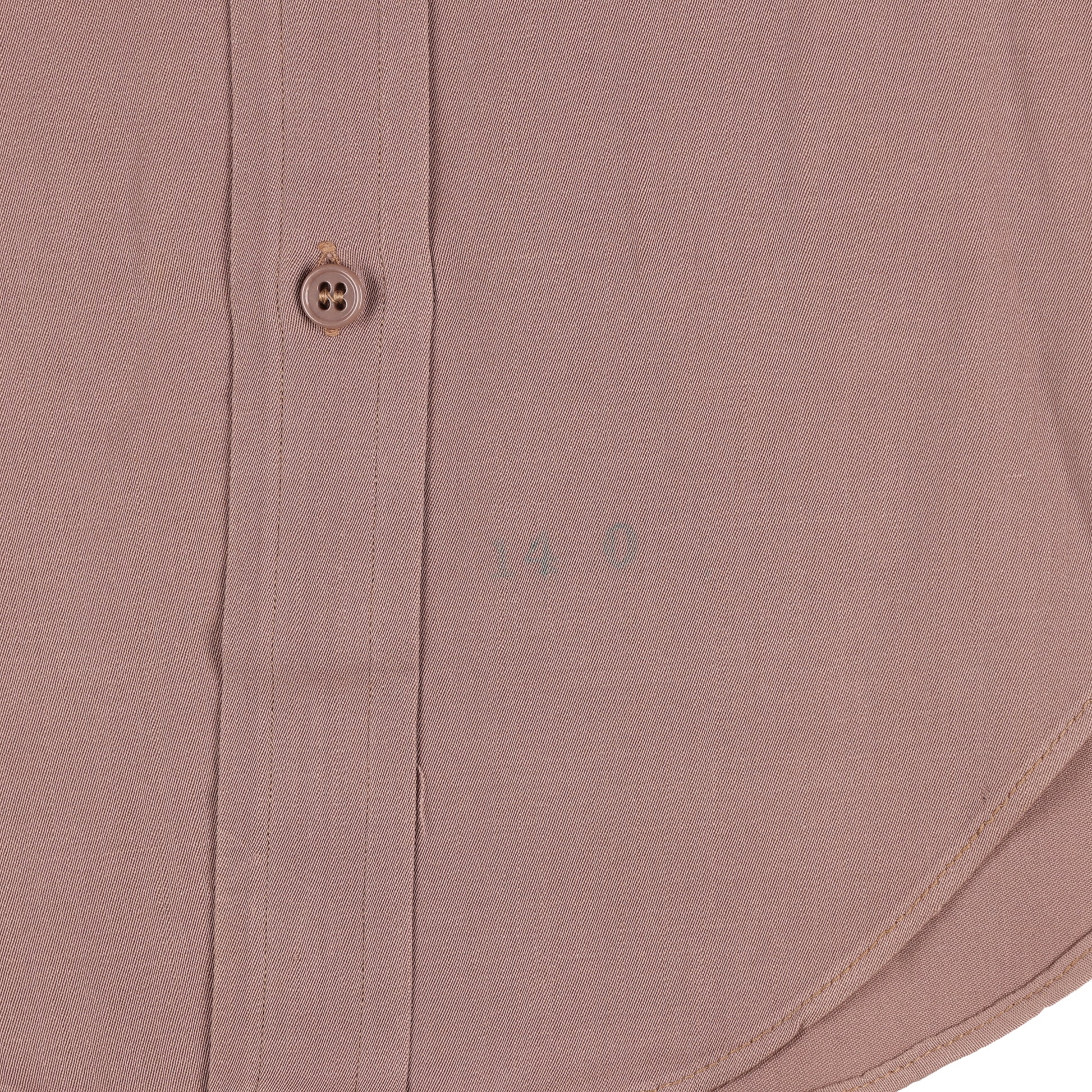 WWII U.S. Army Officer's Pink Wool Service Shirt by Forstmann Charmeen