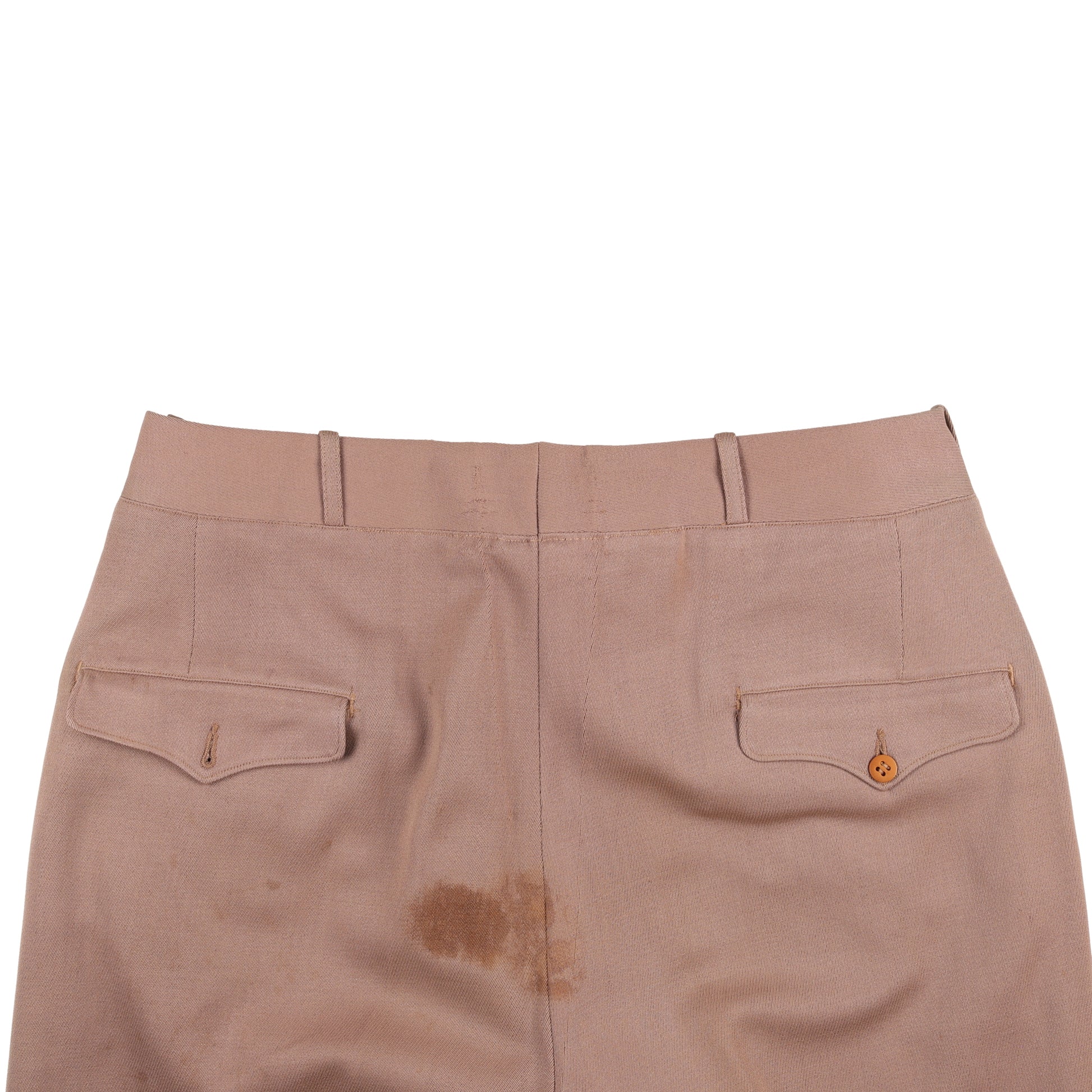 WWII U.S. Army Officer's Pink Wool Service Trousers Named to "H. R. Hamner" & "I. Briggs"