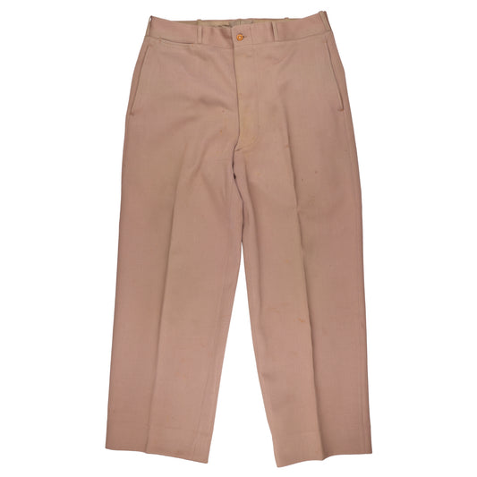 WWII U.S. Army Officer's Pink Wool Service Trousers Named to "H. R. Hamner" & "I. Briggs"