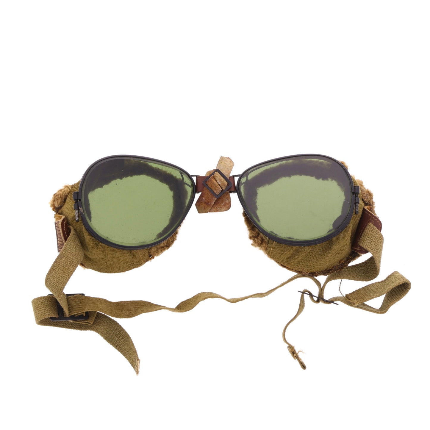 WWII U.S. Army Ski/Mountain Goggles With Case by Foster Grant Co. Used by the 10th Mountain Division