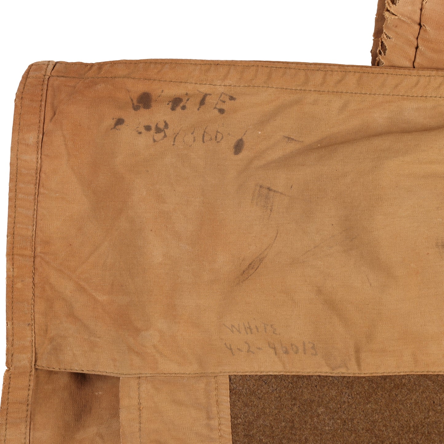 WWII U.S. Army T/Sgt.'s M1938 Mackinaw Jeep Coat Marked with Laundry Number
