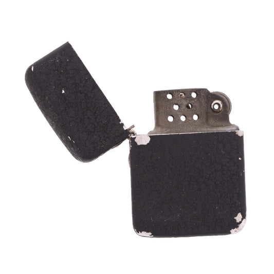 WWII U.S. Berkeley Windproof Lighter with Black Crackle Finish
