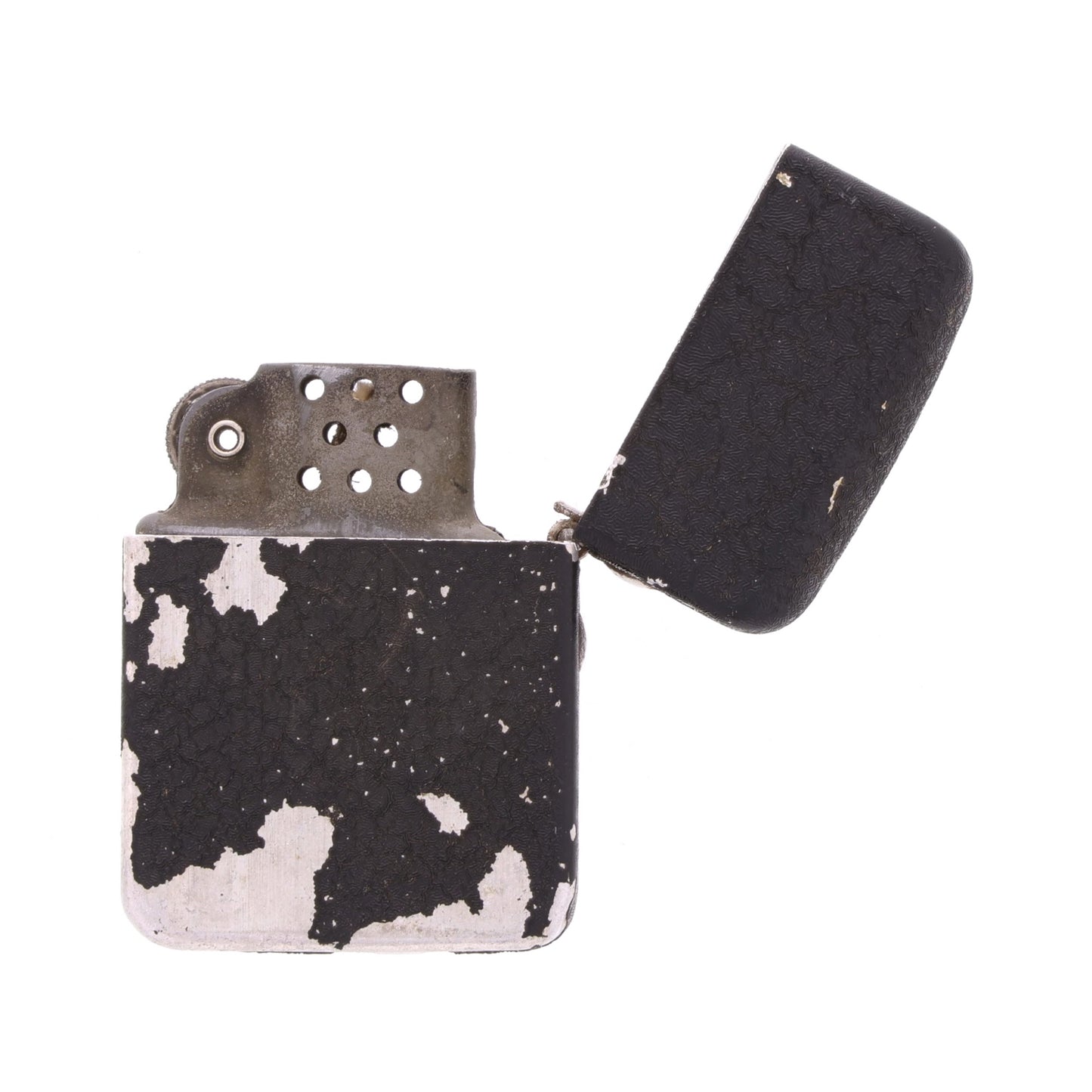 WWII U.S. Berkeley Windproof Lighter with Black Crackle Finish