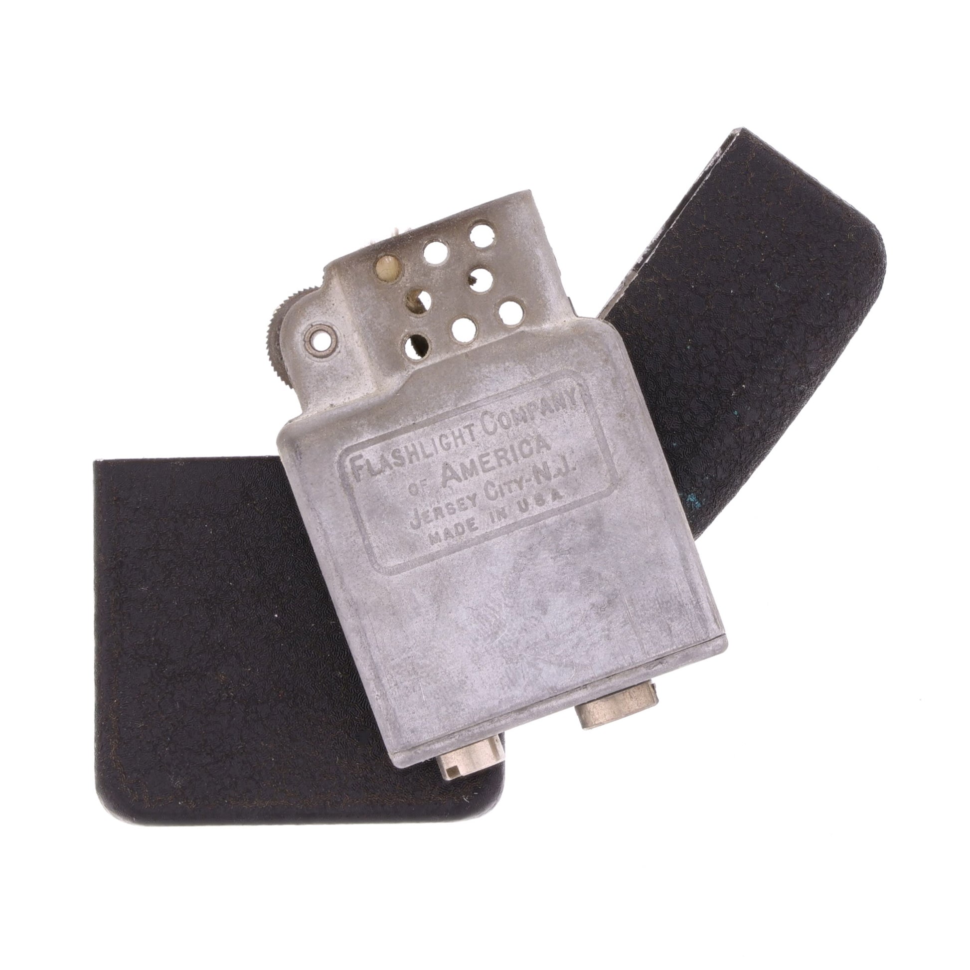 WWII U.S. Berkeley "Windproof" Lighter with Black Crackle Finish