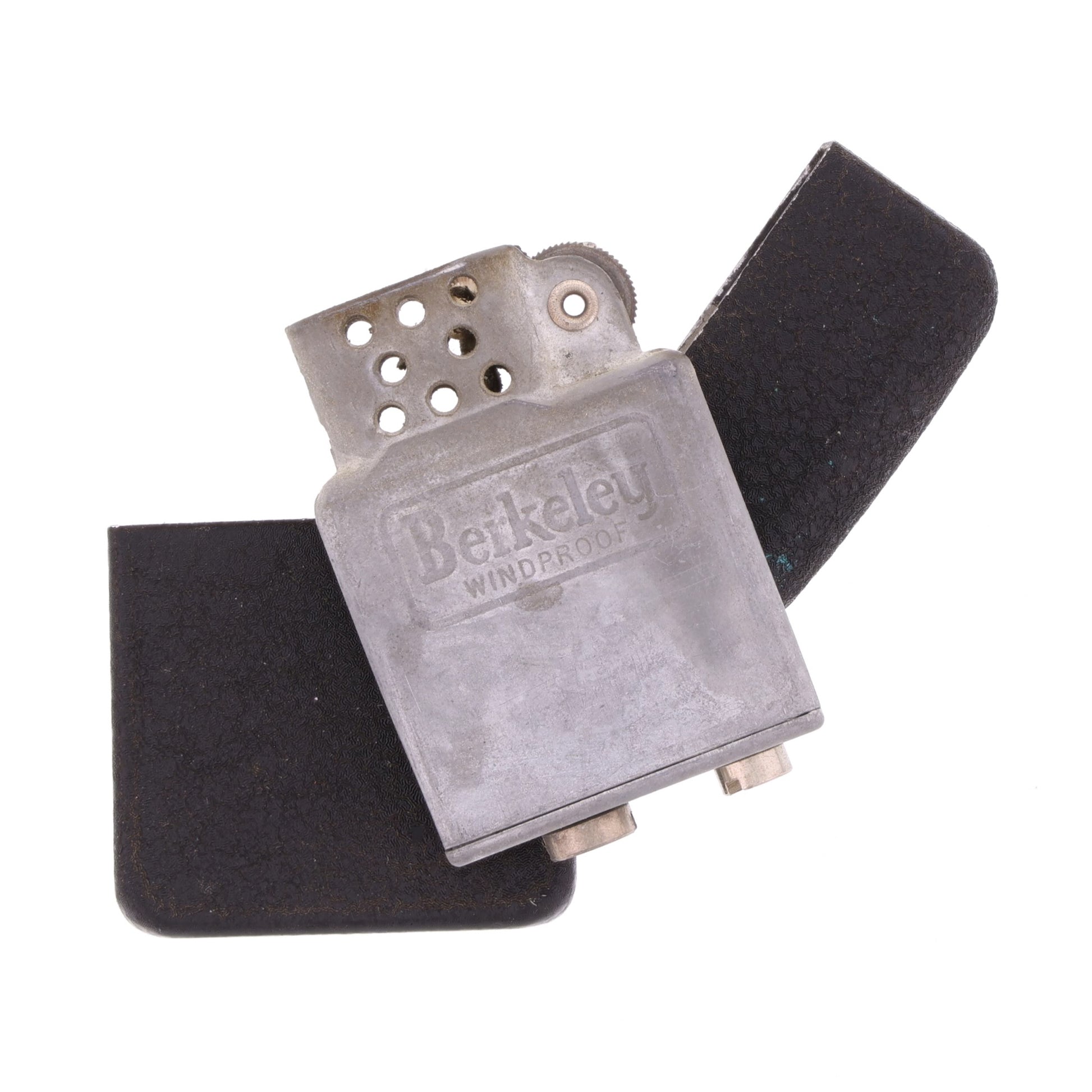 WWII U.S. Berkeley "Windproof" Lighter with Black Crackle Finish