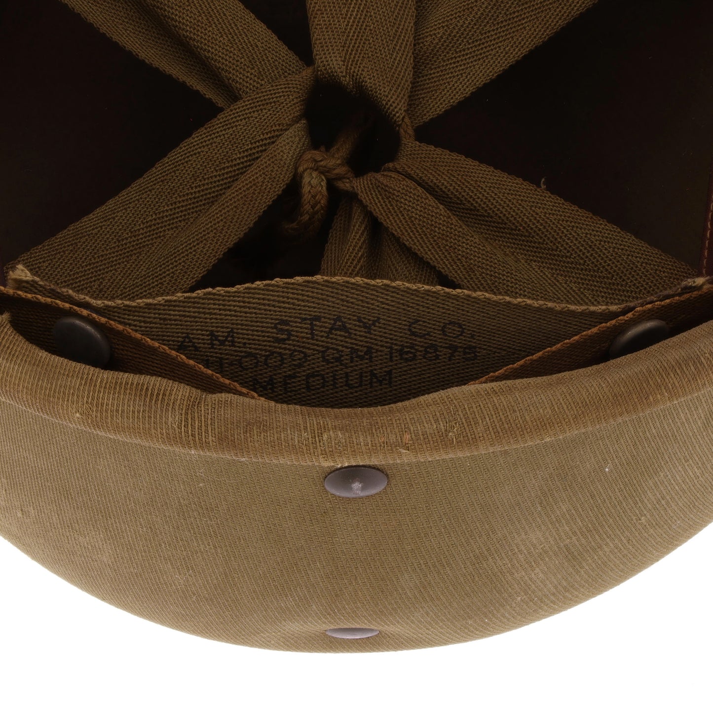 WWII U.S. Hawley M-1 Helmet Liner with Headband & Neckband (1942)