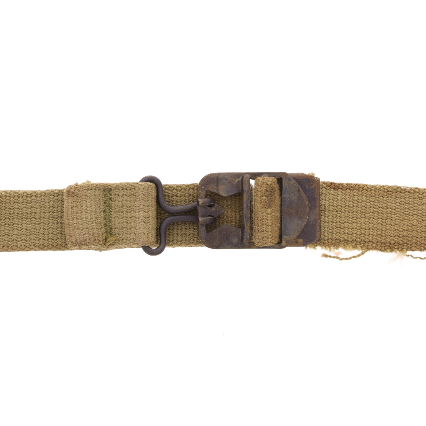 WWII U.S. M-1 Helmet Chinstraps with OD#3 Webbing