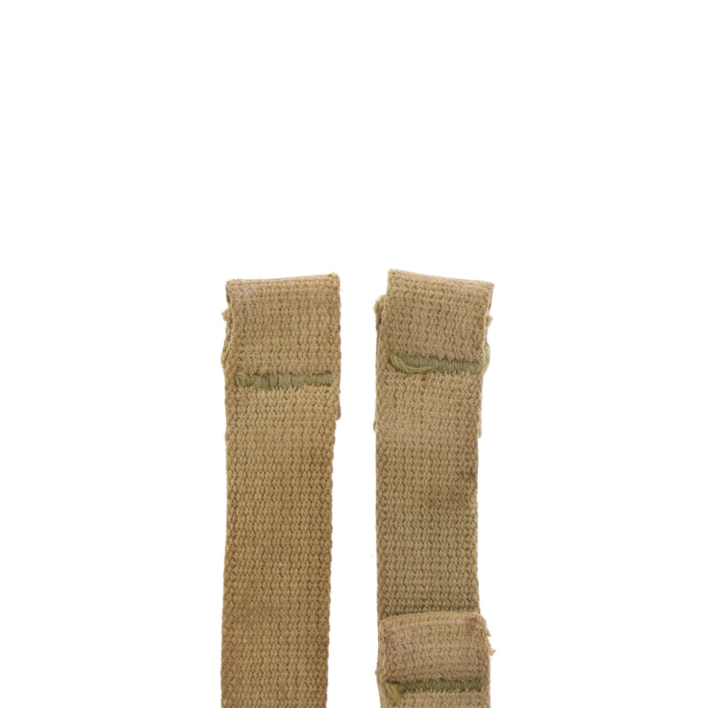 WWII U.S. M-1 Helmet Chinstraps with OD#3 Webbing