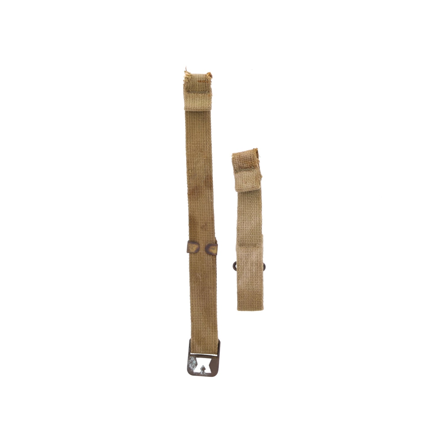 WWII U.S. M-1 Helmet Chinstraps with OD#3 Webbing