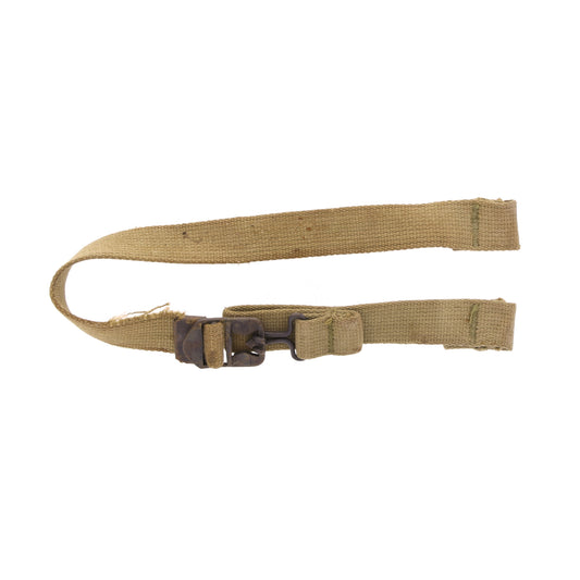 WWII U.S. M-1 Helmet Chinstraps with OD#3 Webbing