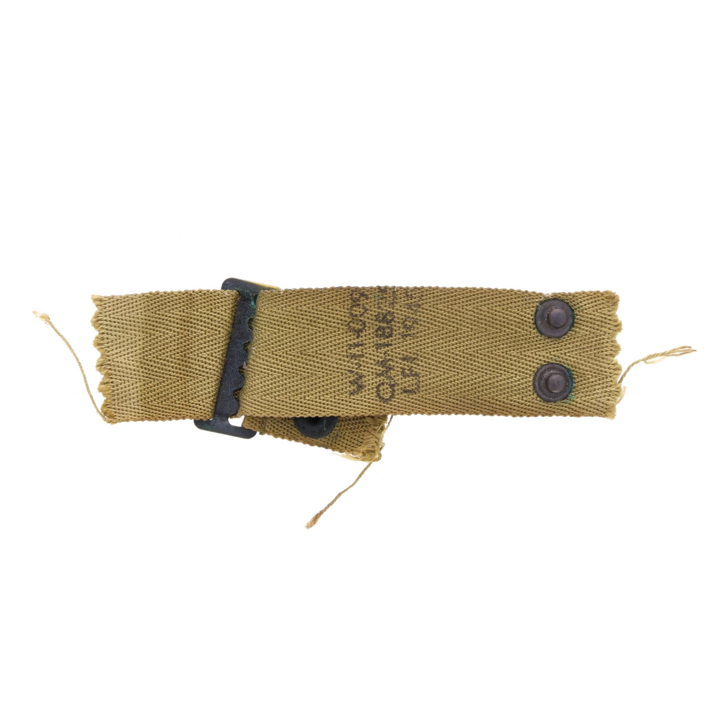WWII U.S. M-1 Helmet Liner Neckband by Lapeer Fabricators, Inc. (Adjustable)