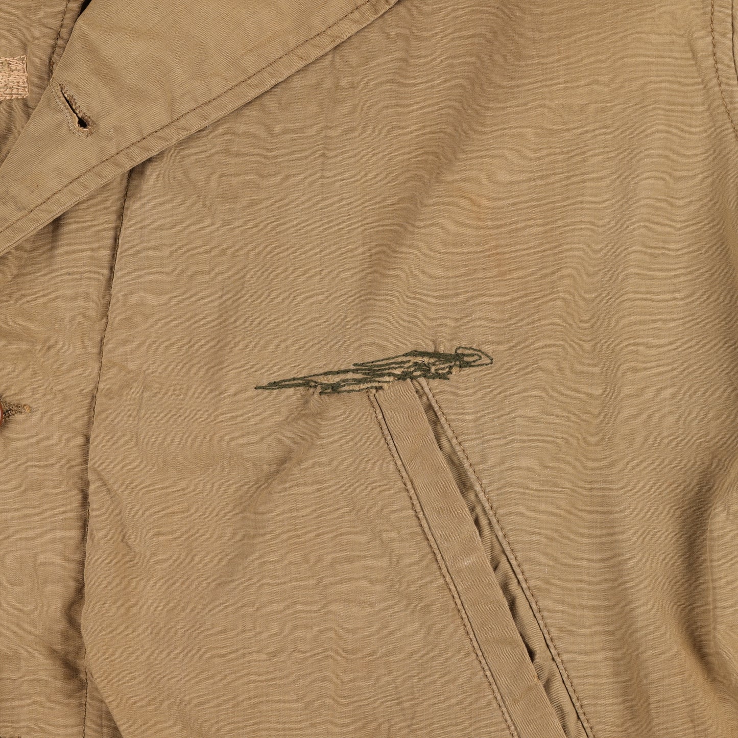 WWII U.S. M1941 Field Jacket Marked with Laundry Number