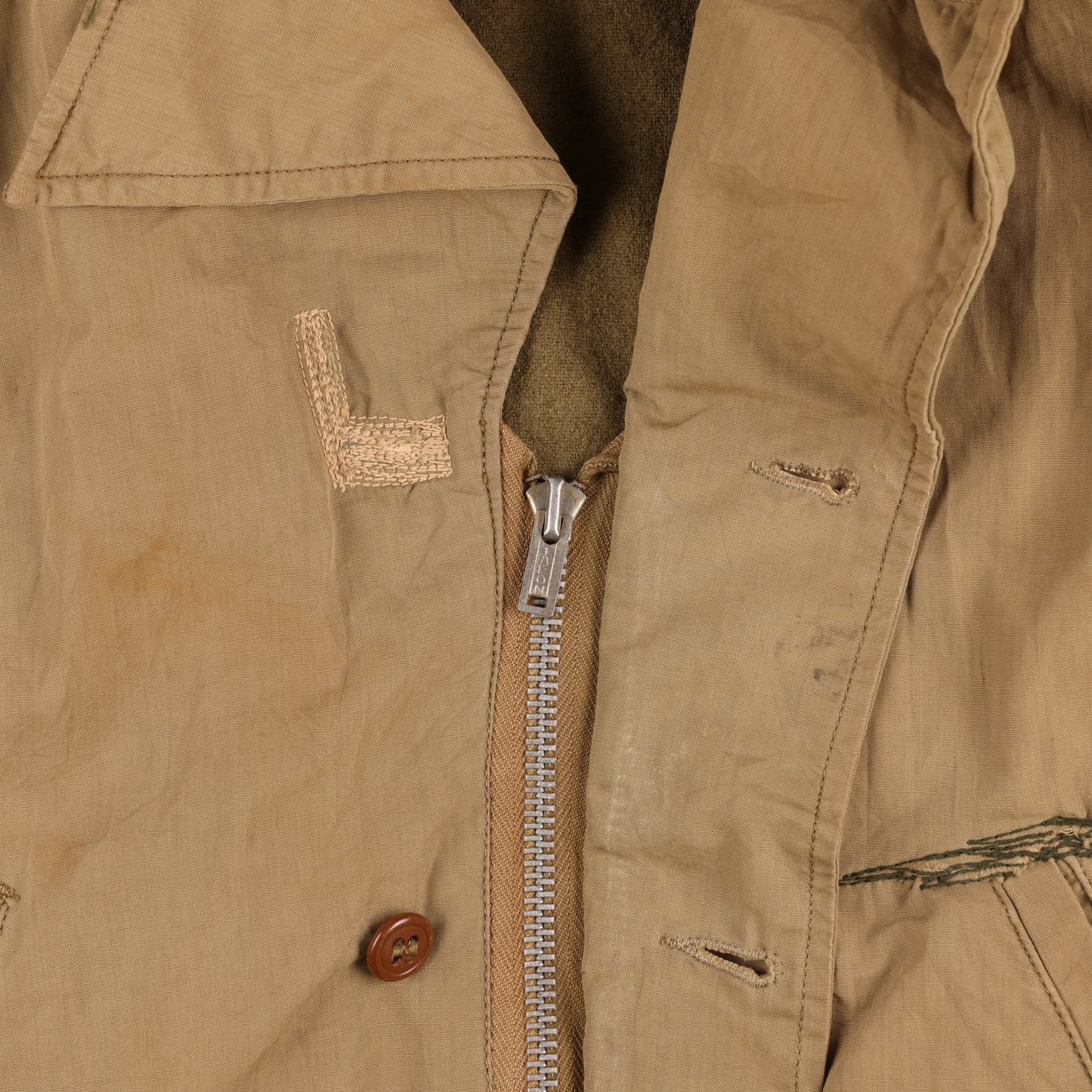 WWII U.S. M1941 Field Jacket Marked with Laundry Number