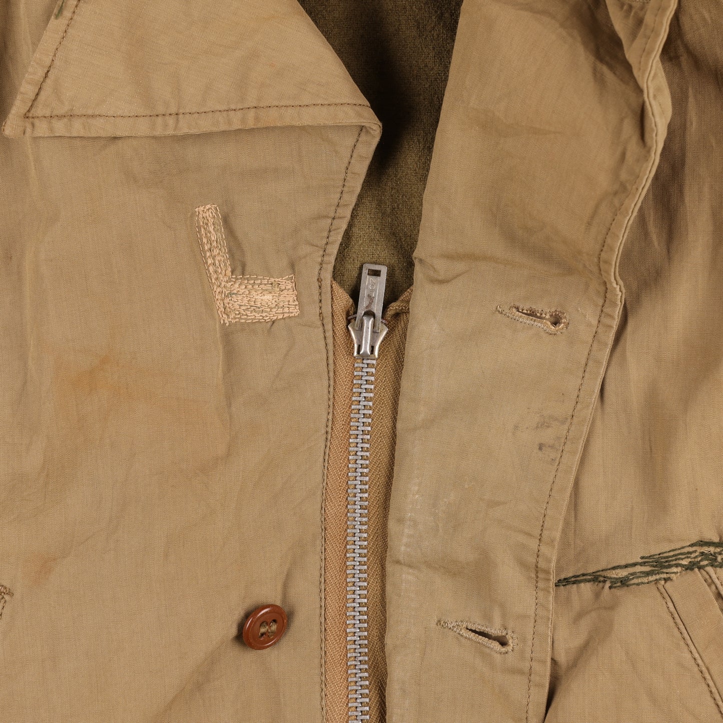 WWII U.S. M1941 Field Jacket Marked with Laundry Number