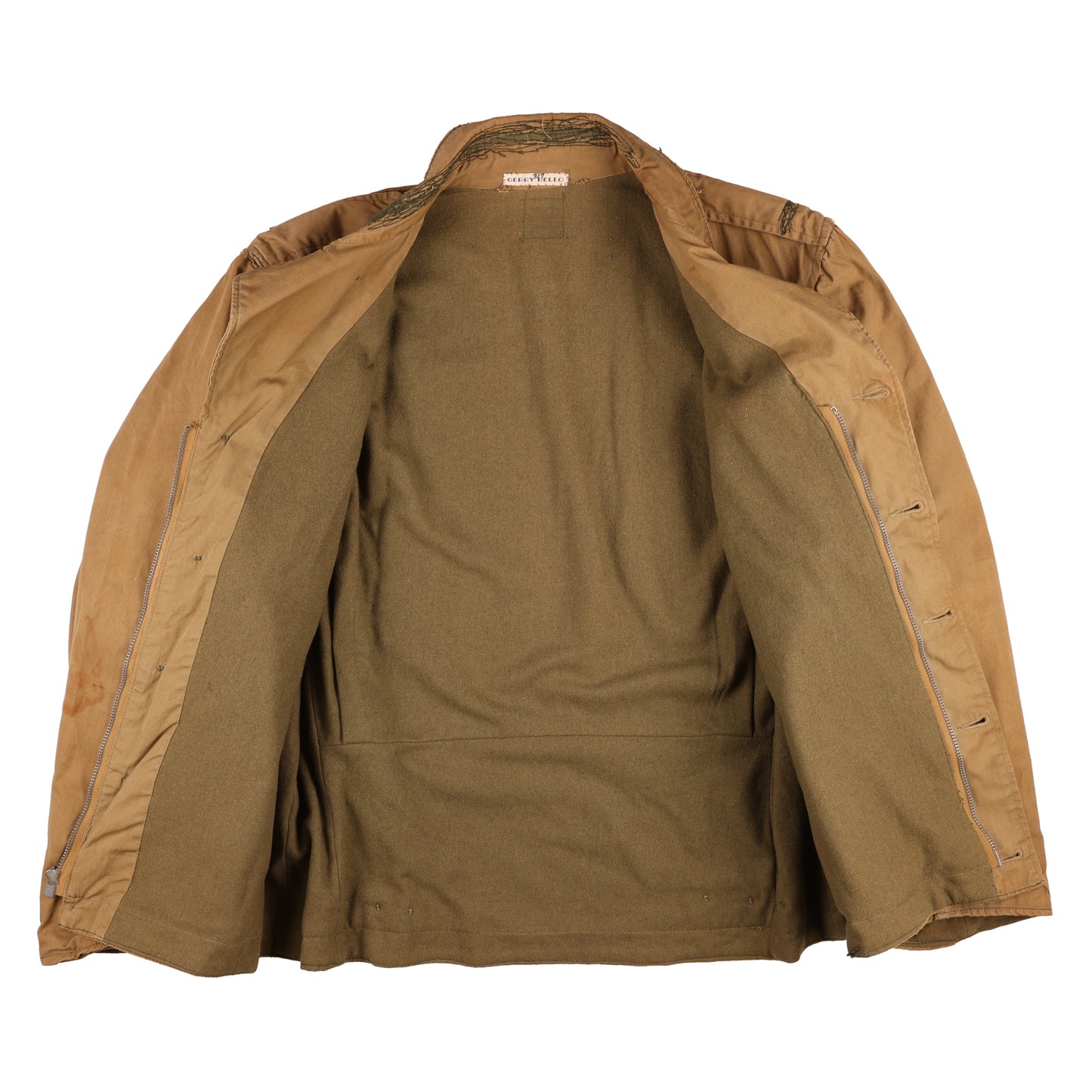 WWII U.S. M1941 Field Jacket Named to "GERRY BELLO"