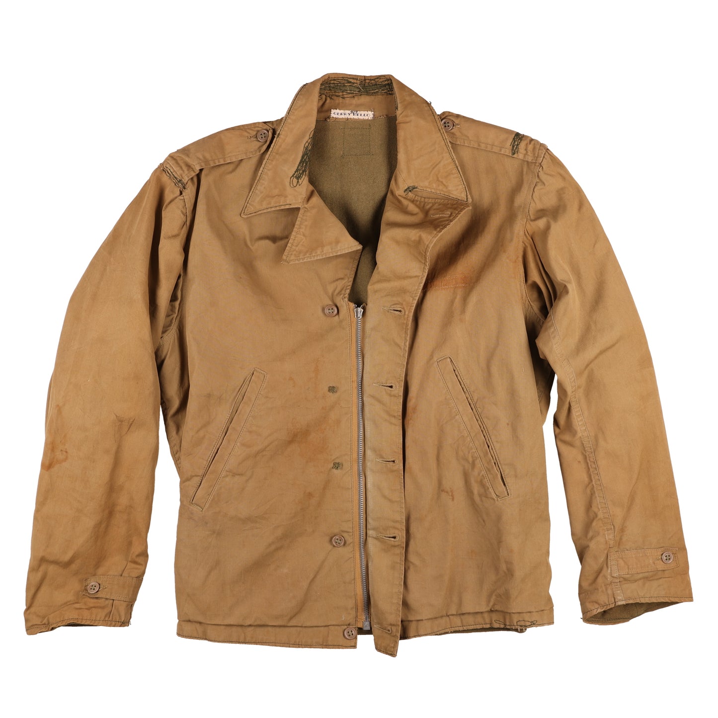 WWII U.S. M1941 Field Jacket Named to "GERRY BELLO"