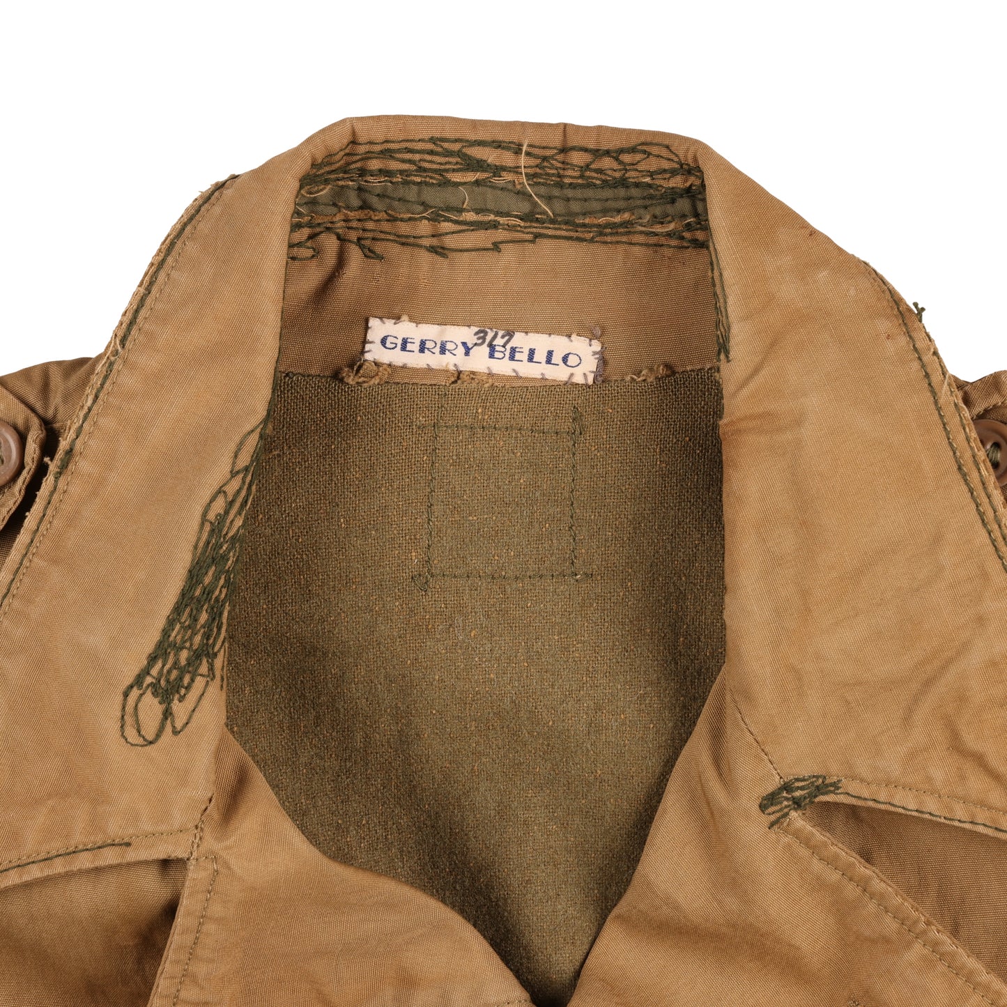 WWII U.S. M1941 Field Jacket Named to "GERRY BELLO"