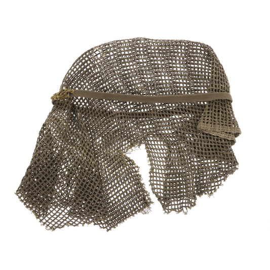 WWII U.S. "M44" Camouflage M-1 Helmet Net with Foliage Band