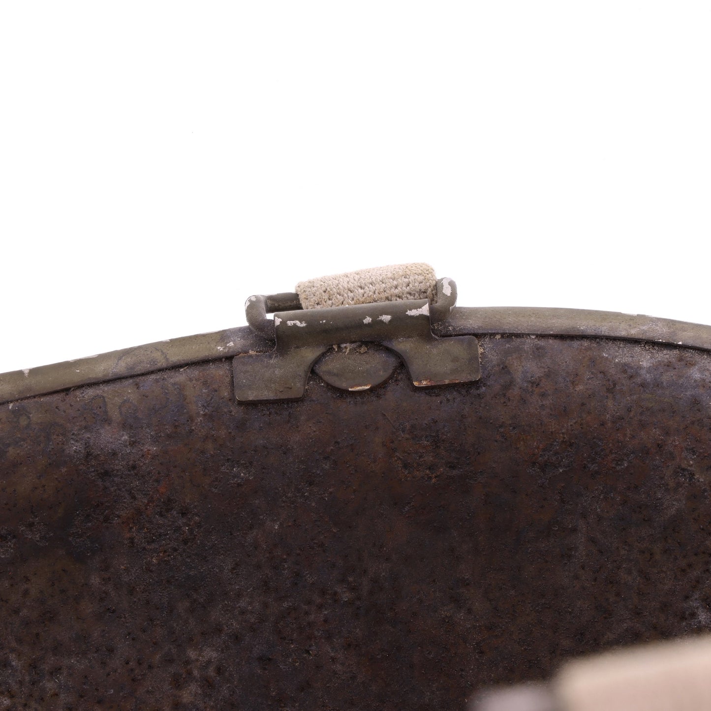 WWII U.S. McCord Front Seam Swivel Loop M-1 Helmet Shell (1944)