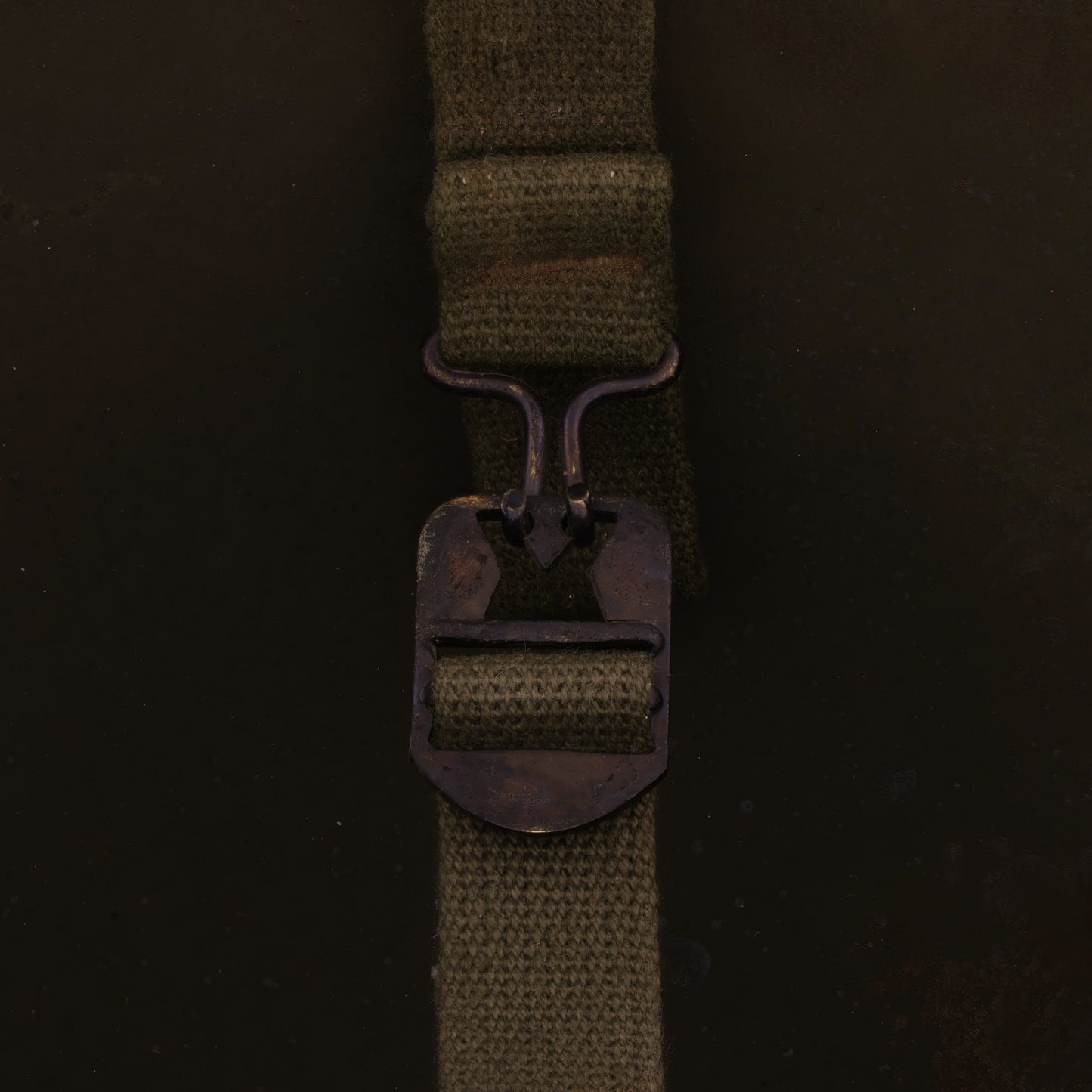 WWII U.S. McCord Front Seam Swivel Loop M-1 Helmet Shell (1944)