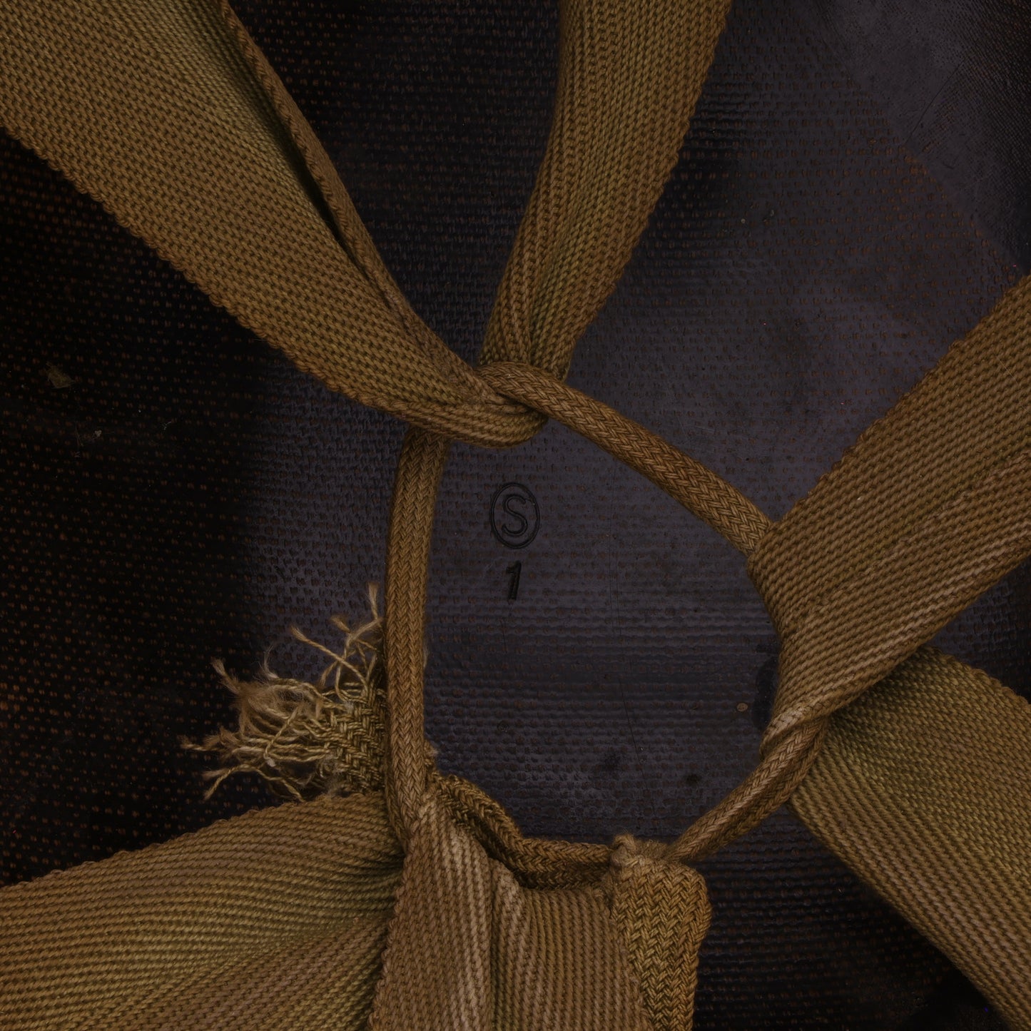 WWII U.S. Seaman Paper Co. M-1 Helmet Liner with Headband & Neckband (1944-45)