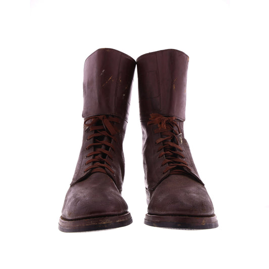 WWII U.S. Women's Army Corps (WAC) & Nurse M-1943 Double Buckle Boots (Size 10.5)