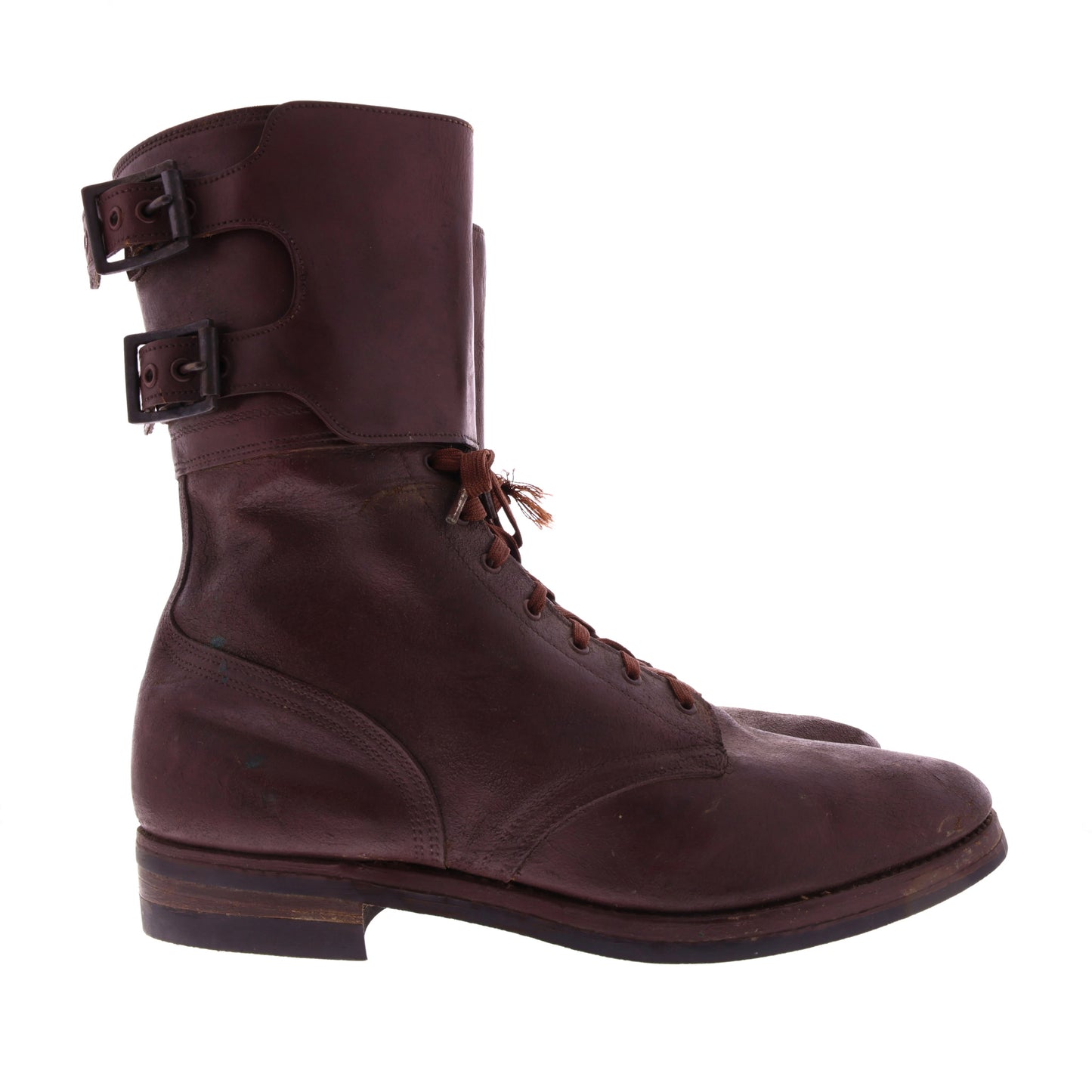 WWII U.S. Women's Army Corps (WAC) & Nurse M-1943 Double Buckle Boots (Size 10.5)